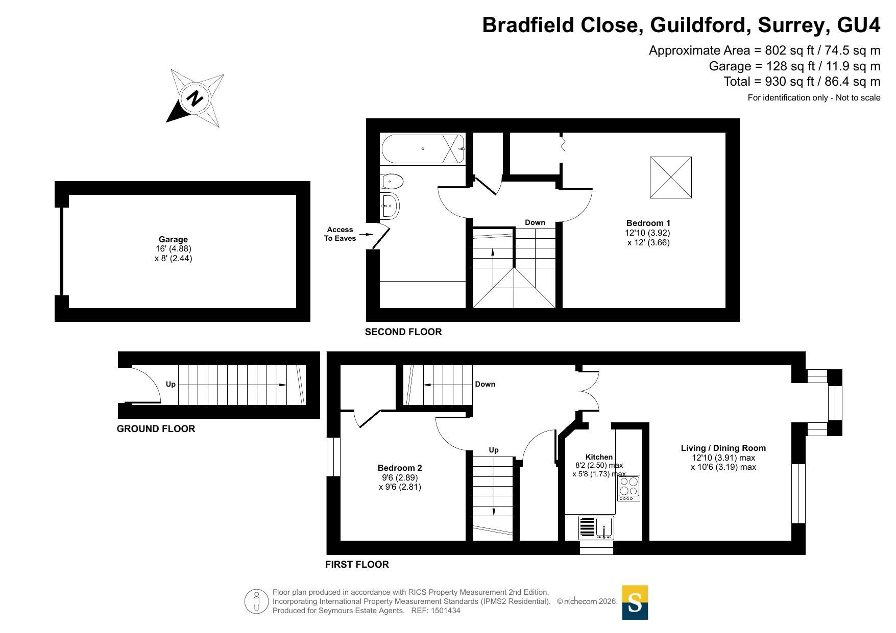 15, Bradfield Close, Surrey floorplan