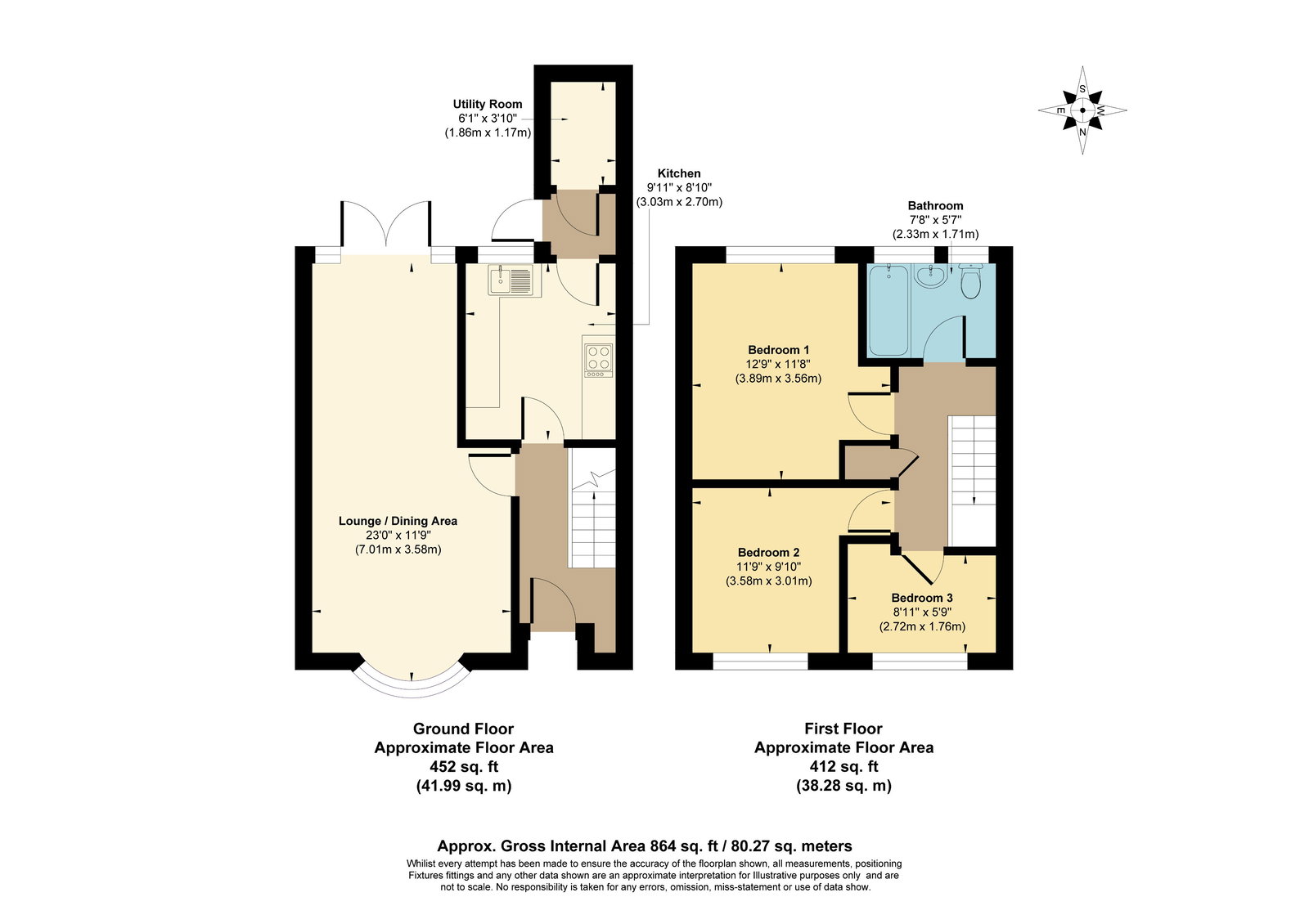 92, Morgan Place, Stockport floorplan