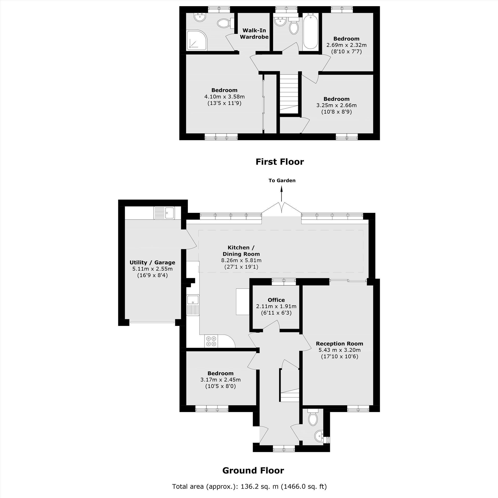 41, Partridge Road, Hampton floorplan