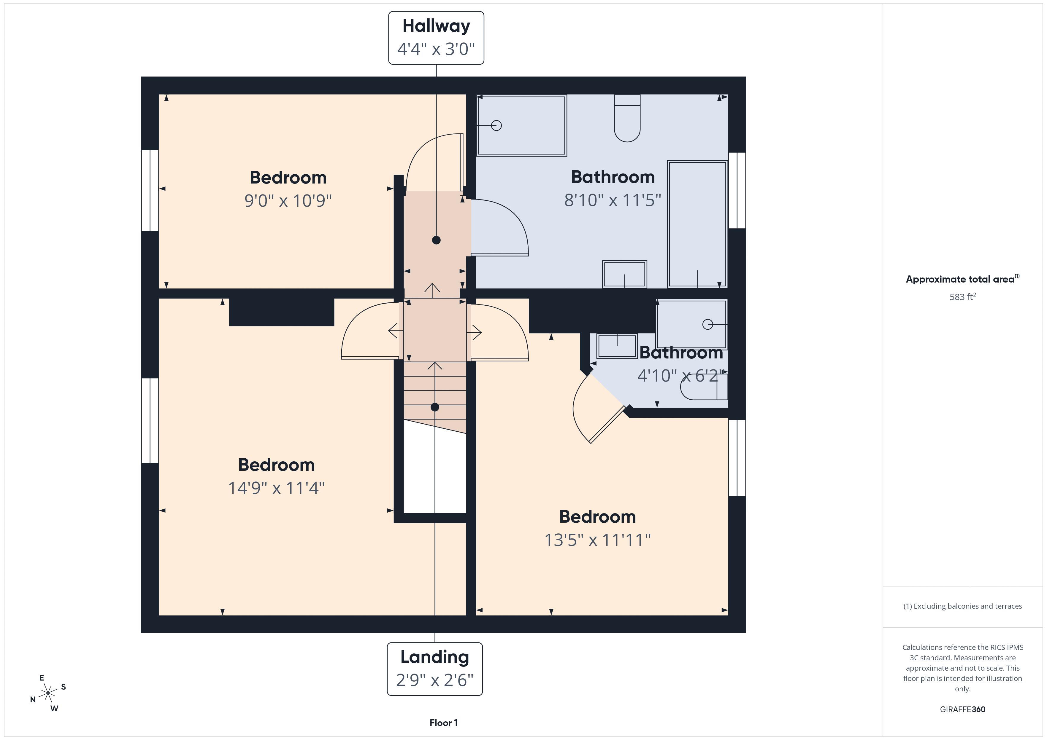 3, Vine Street, York floorplan