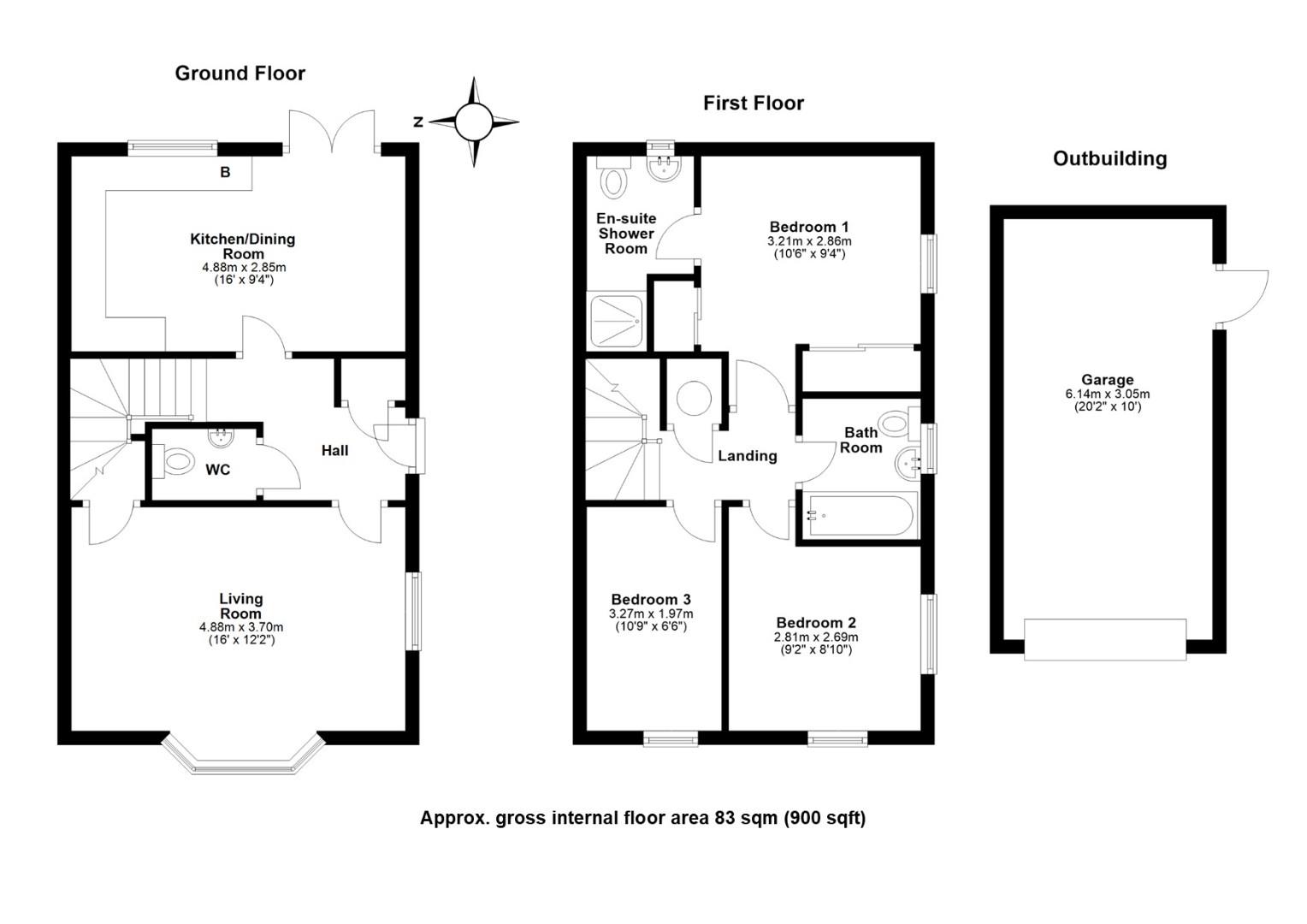 3, Challis Close, Sawston, Cambridge floorplan
