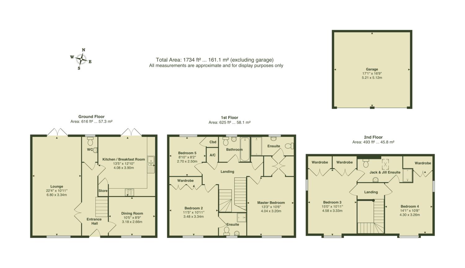 5 Bedrooms  for sale in Sheridan Grove, Oxley Park, Milton Keynes MK4