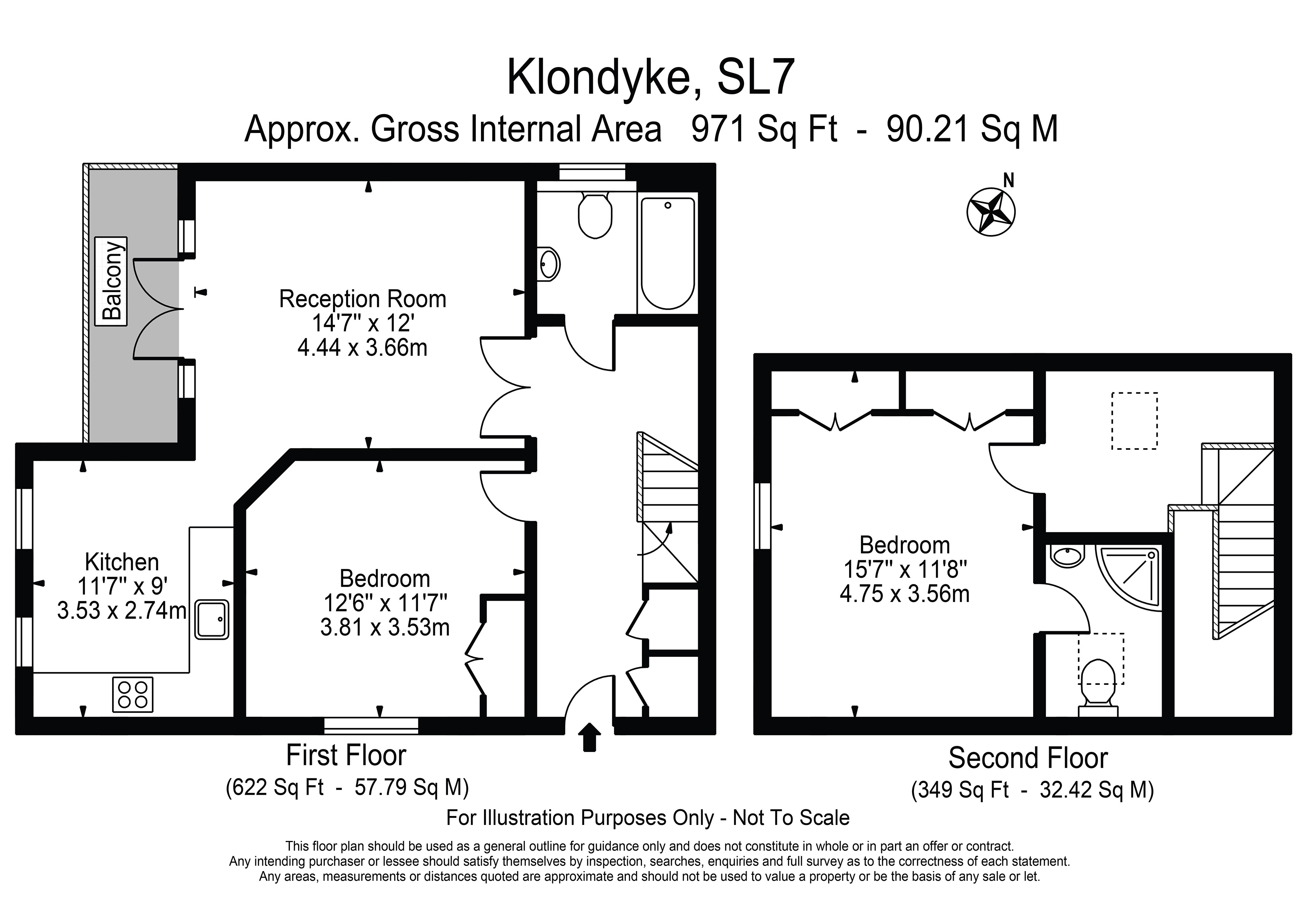4 Klondyke House,, Klondyke, Buckinghamshire floorplan