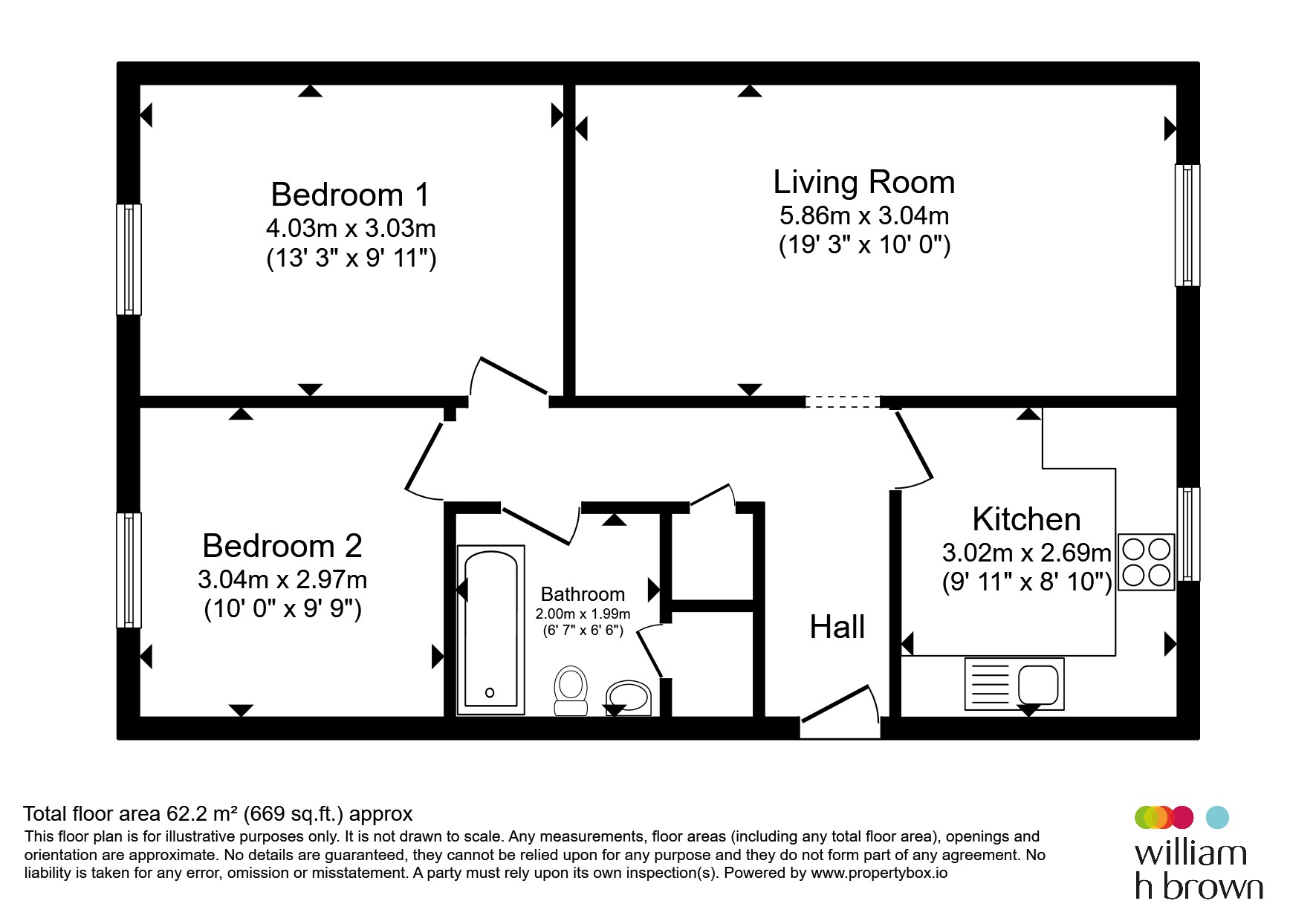 6, Hale Close, Ipswich floorplan