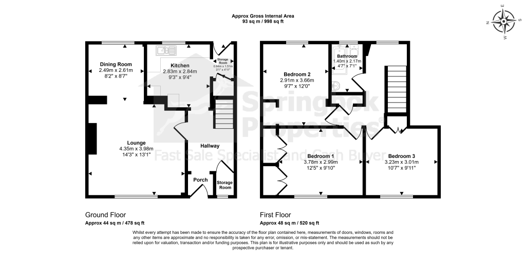 99, Valley Gardens South, Kirkcaldy floorplan