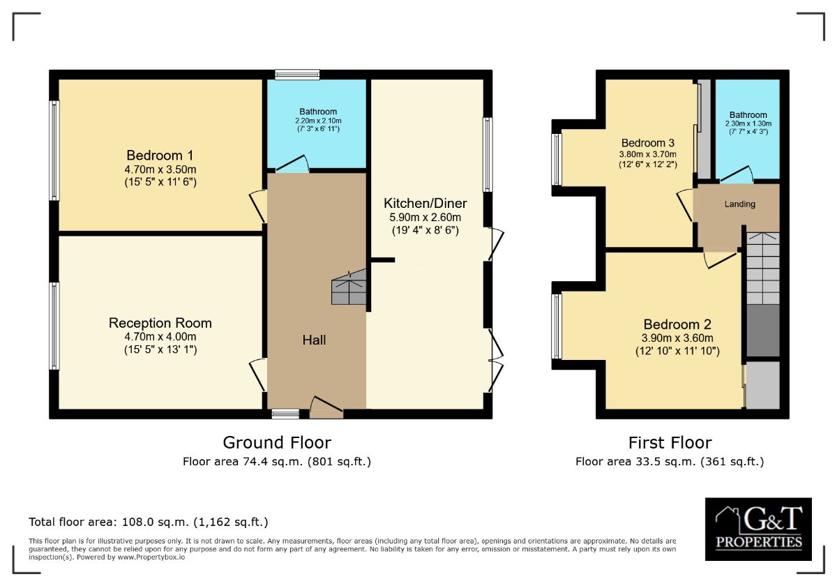 22b Hall Lane, Bilston floorplan