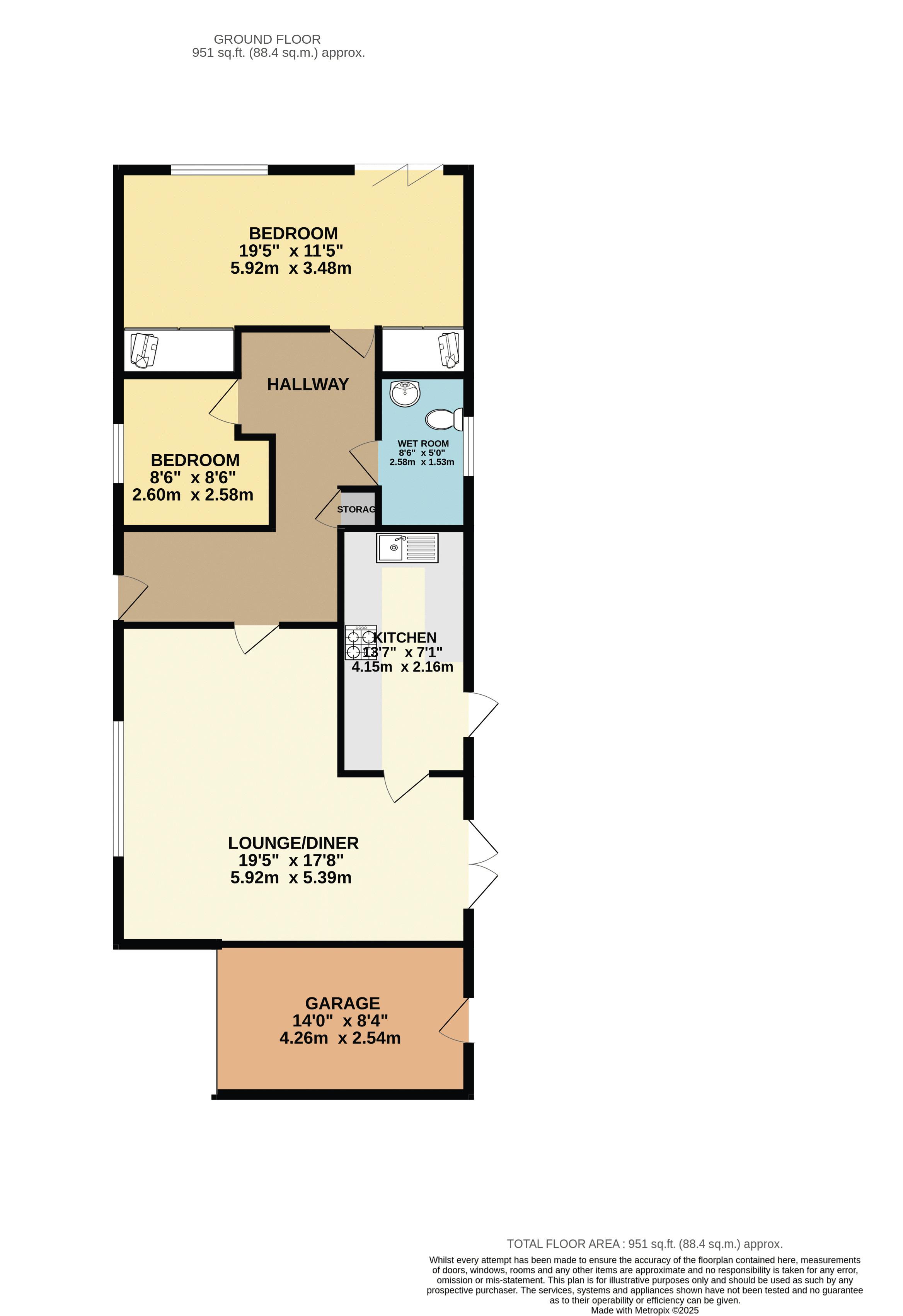 12, Weston Grove, Immingham floorplan