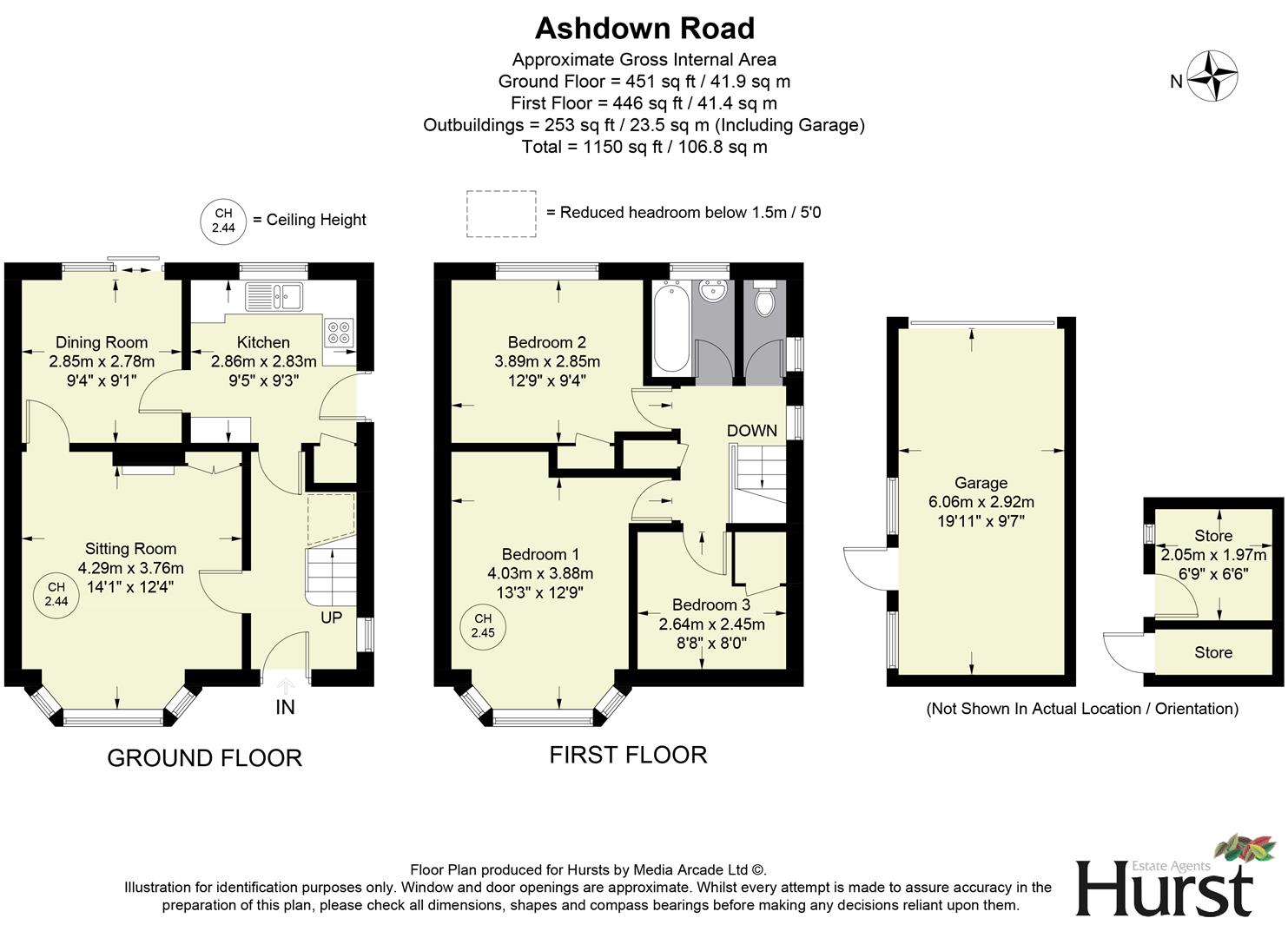 7, Ashdown Road, High Wycombe floorplan
