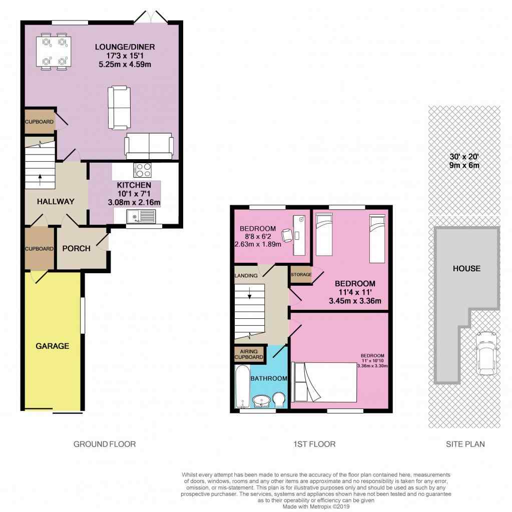 3 Bedrooms Terraced house for sale in Plymouth Avenue, Woodley, Reading RG5