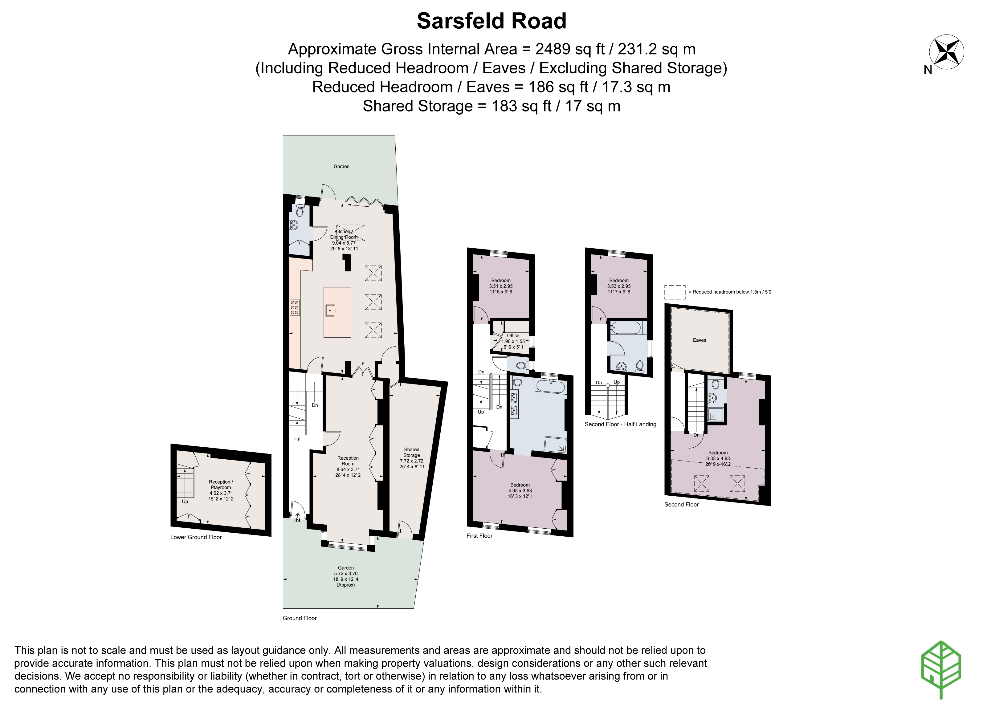 Sarsfeld Road, London, SW12 floorplan