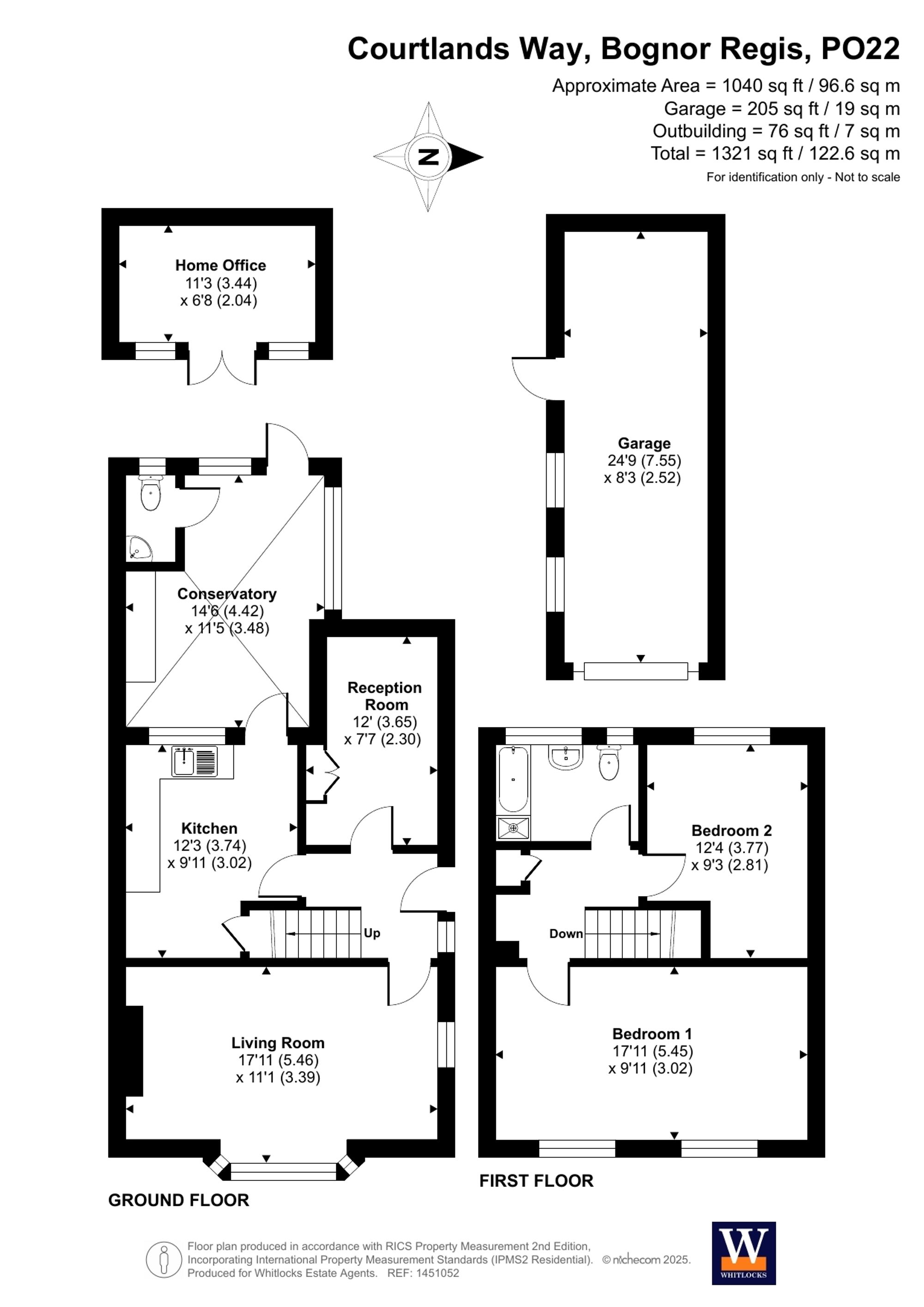 12 Courtlands Way, Bognor Regis floorplan