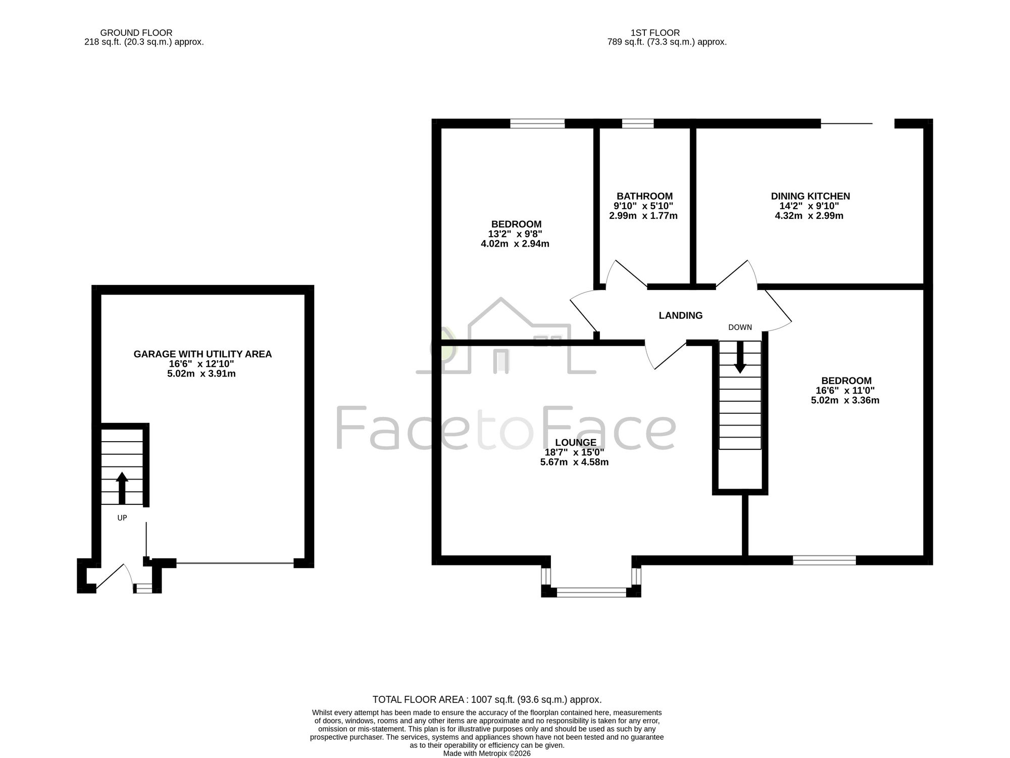 44 Mons Road, Todmorden floorplan
