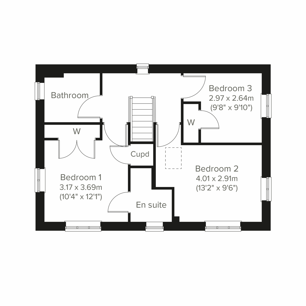 Plot 293, Harlestone Grange, Northampton floorplan