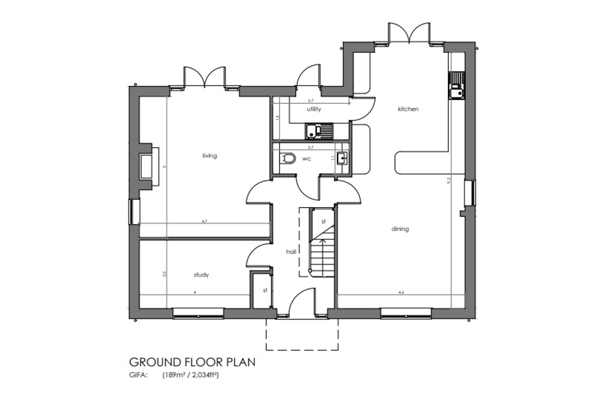Plot 1 Harper-Smith Lane, Horncastle floorplan