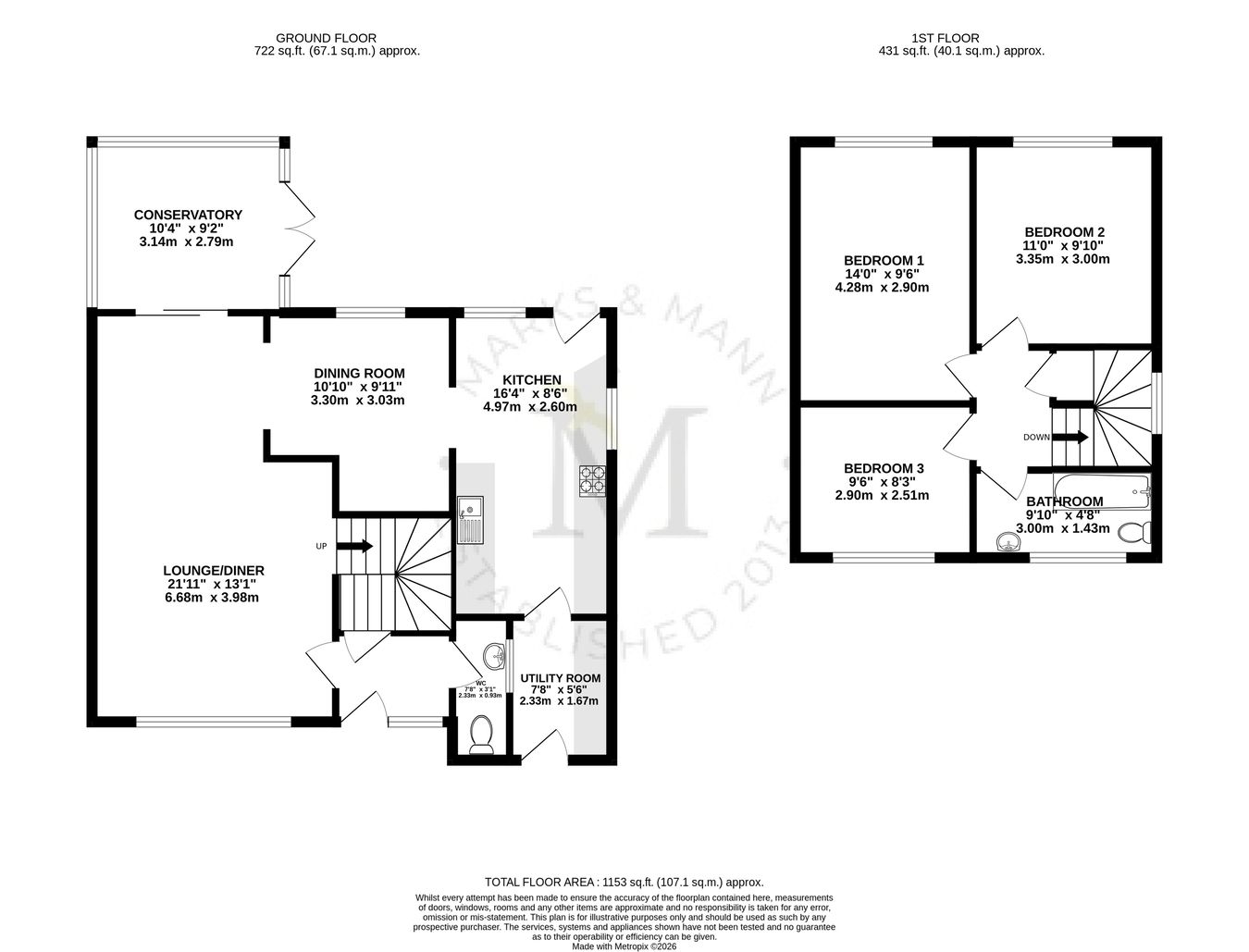 Honey View, The Street, Stowmarket floorplan