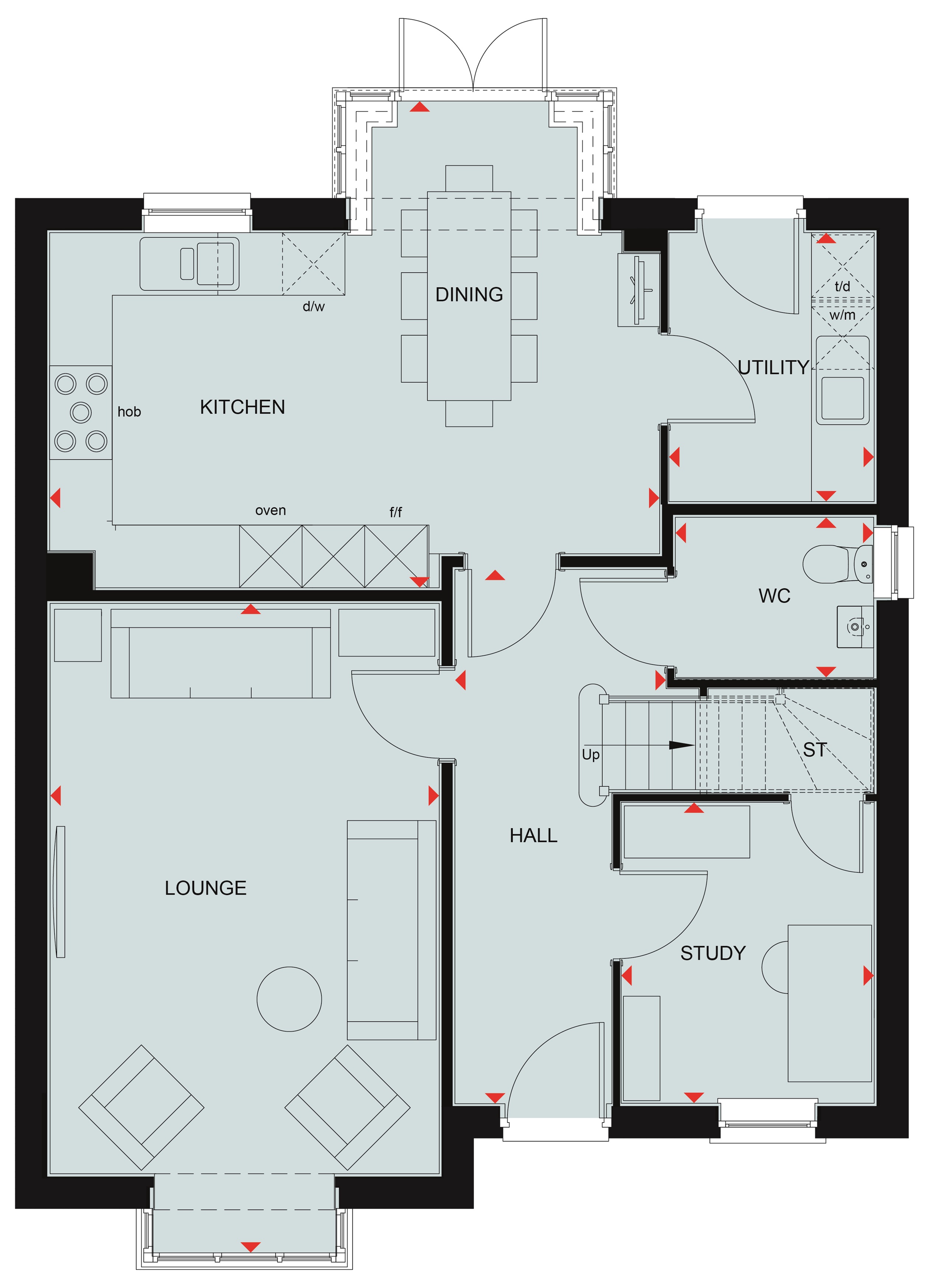 H928766, Lodge Way, Peterborough floorplan