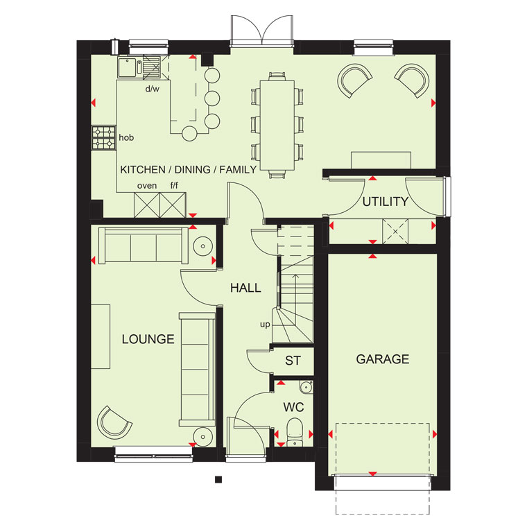 H8828191, The Balk, Pocklington floorplan