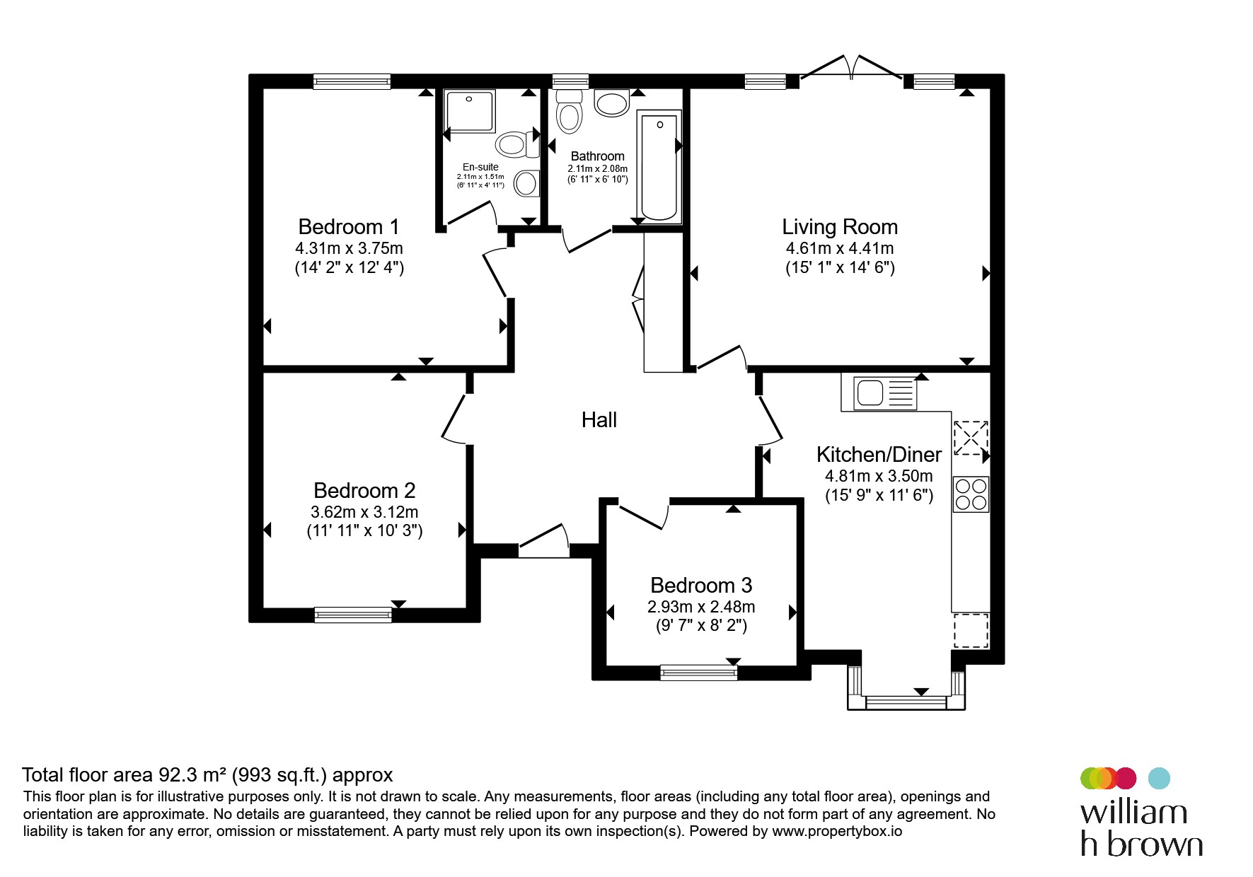1, Cranesbill Way, Stowmarket floorplan