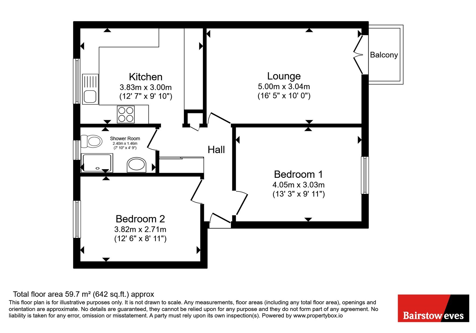 13, Essex Close, Essex floorplan