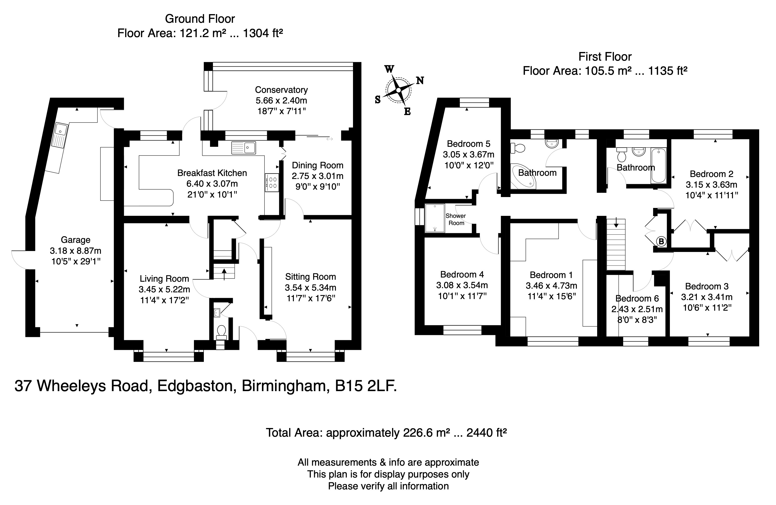 37, Wheeleys Road, Birmingham floorplan