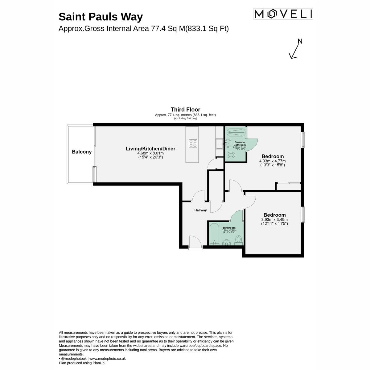 St. Pauls Way, Bow floorplan