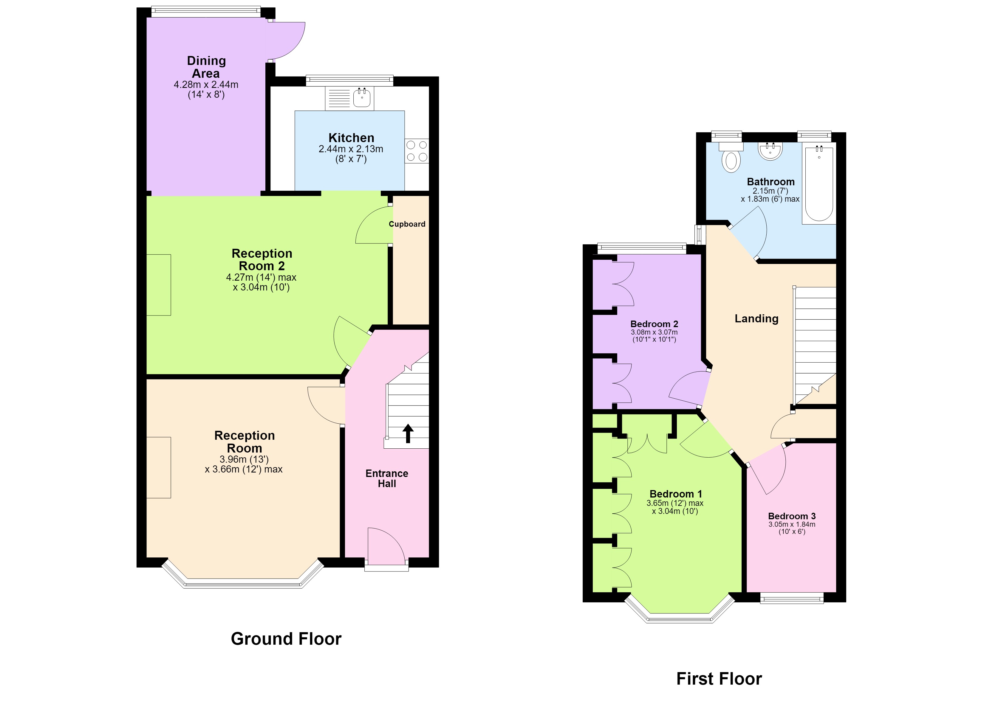 55, Haddington Road, Bromley floorplan