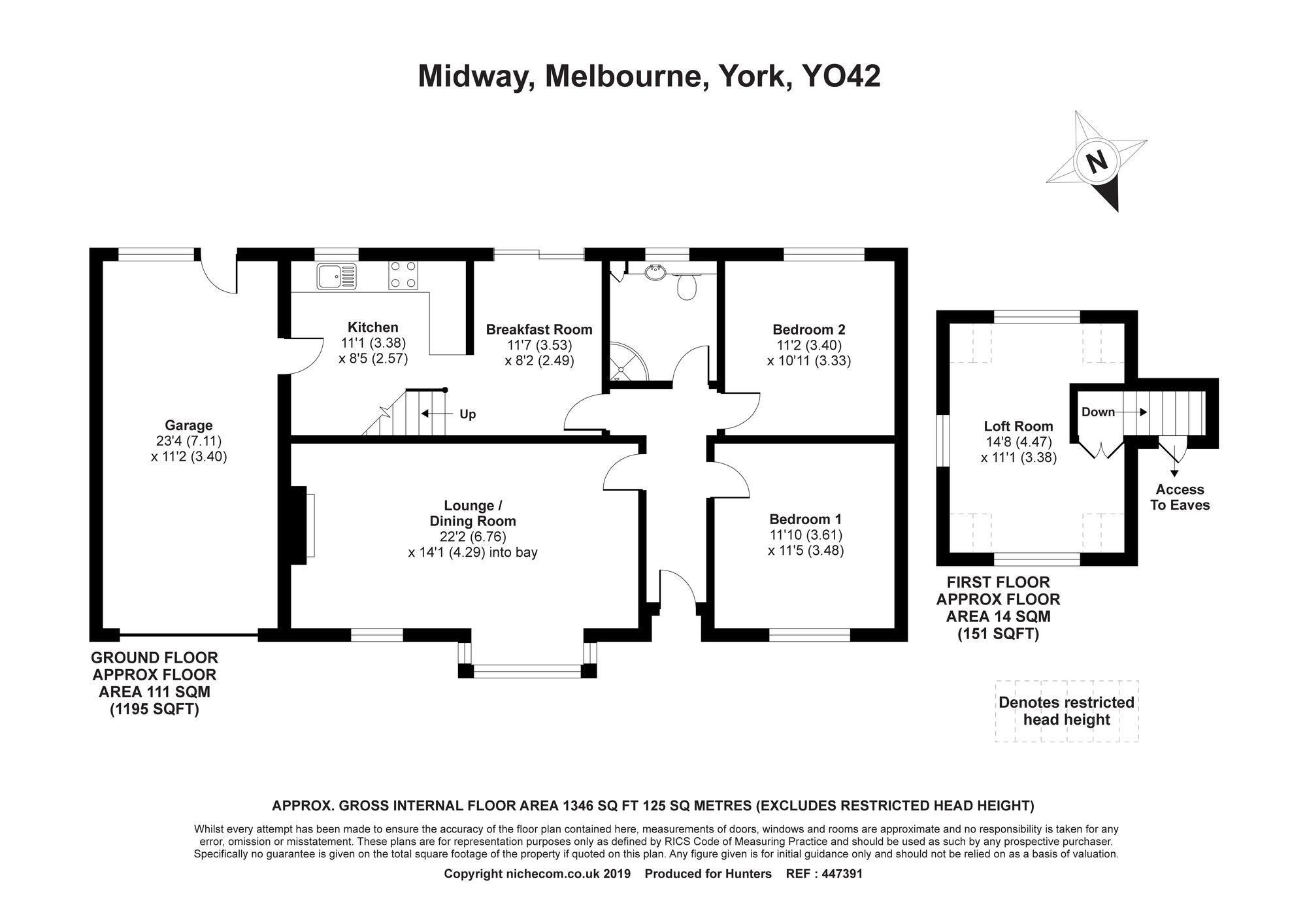 2 Bedrooms Detached house for sale in Main Street, Melbourne, York YO42