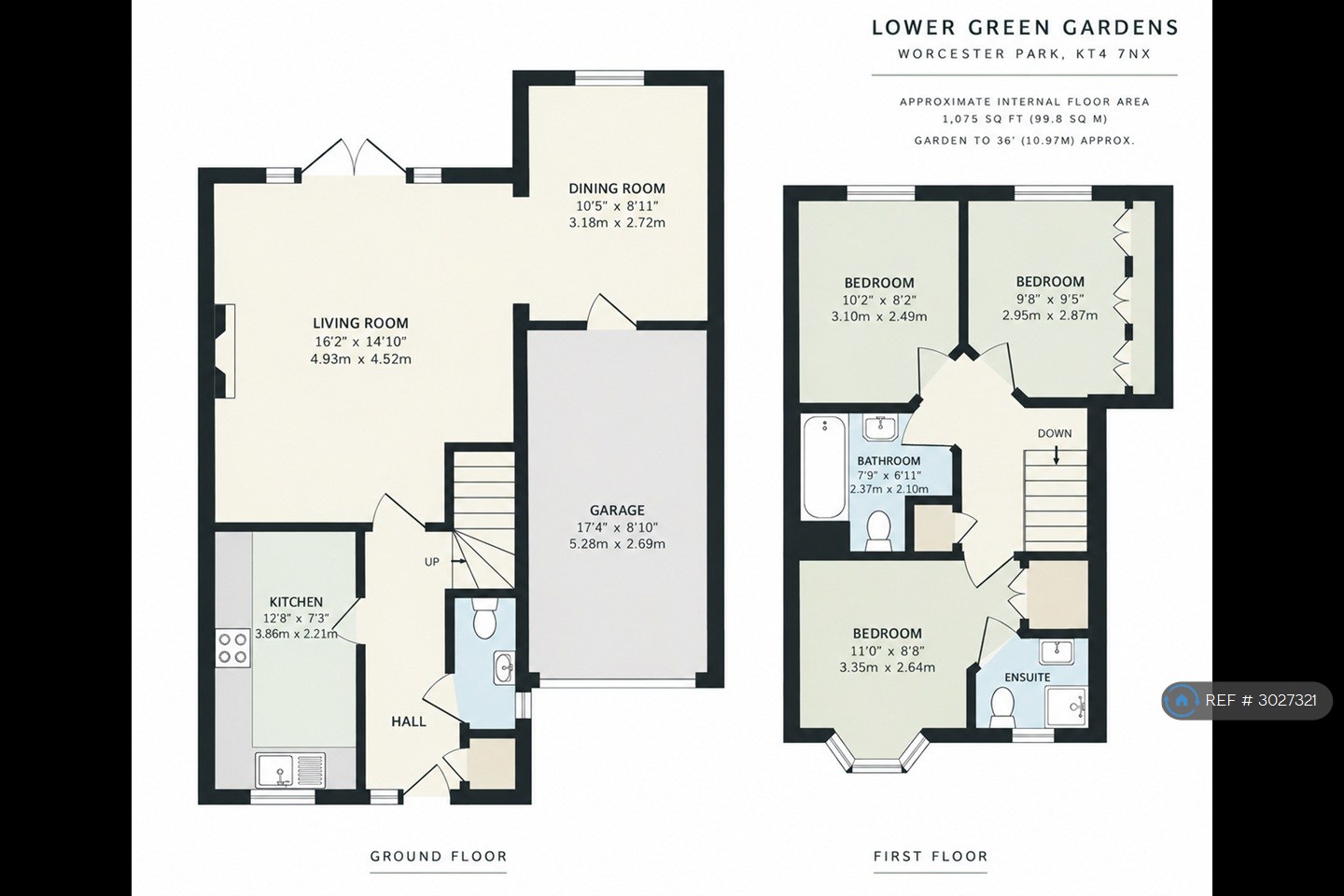 Lower Green Gardens, Worcester Park floorplan