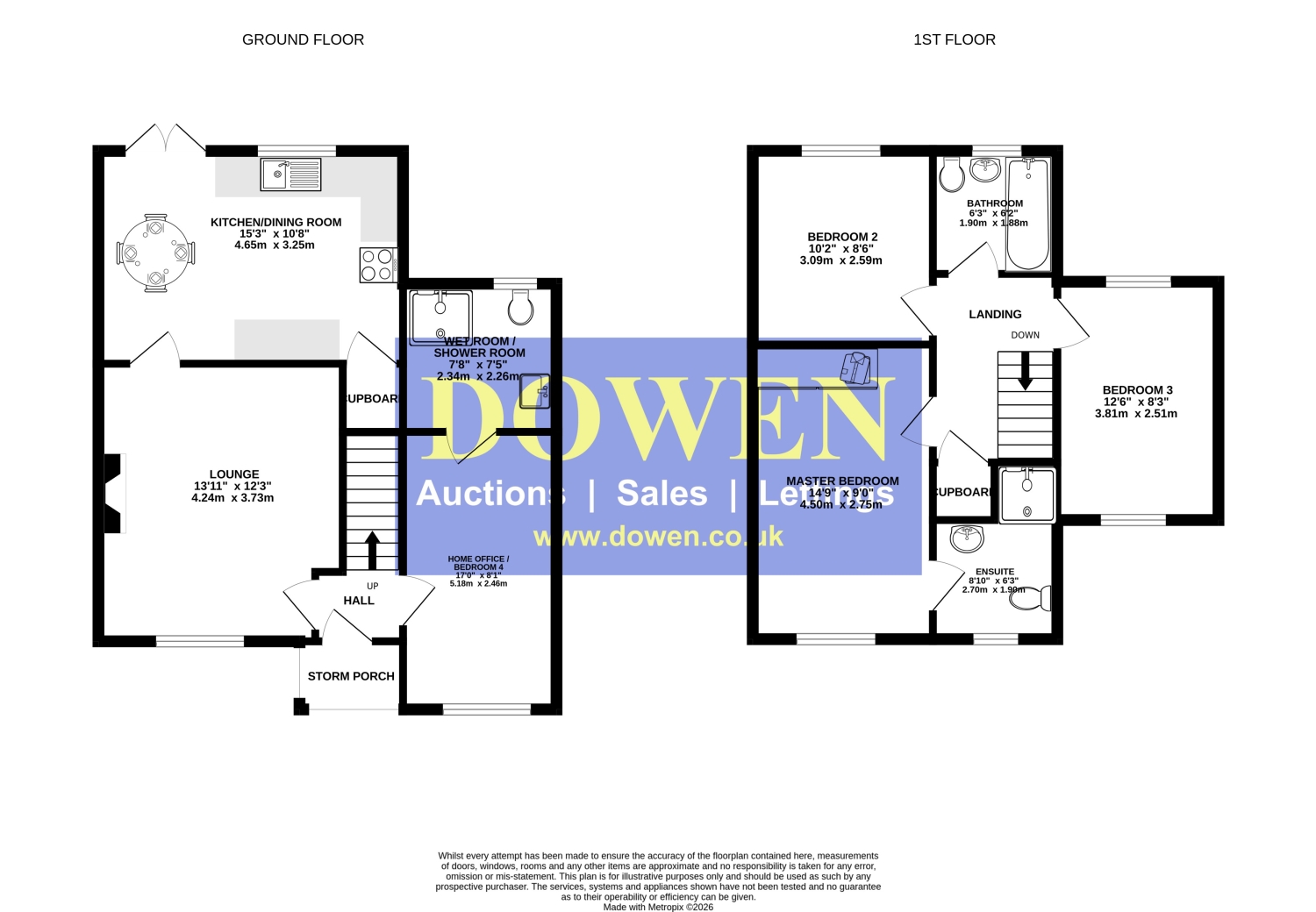 59, Petterson Dale, Durham floorplan