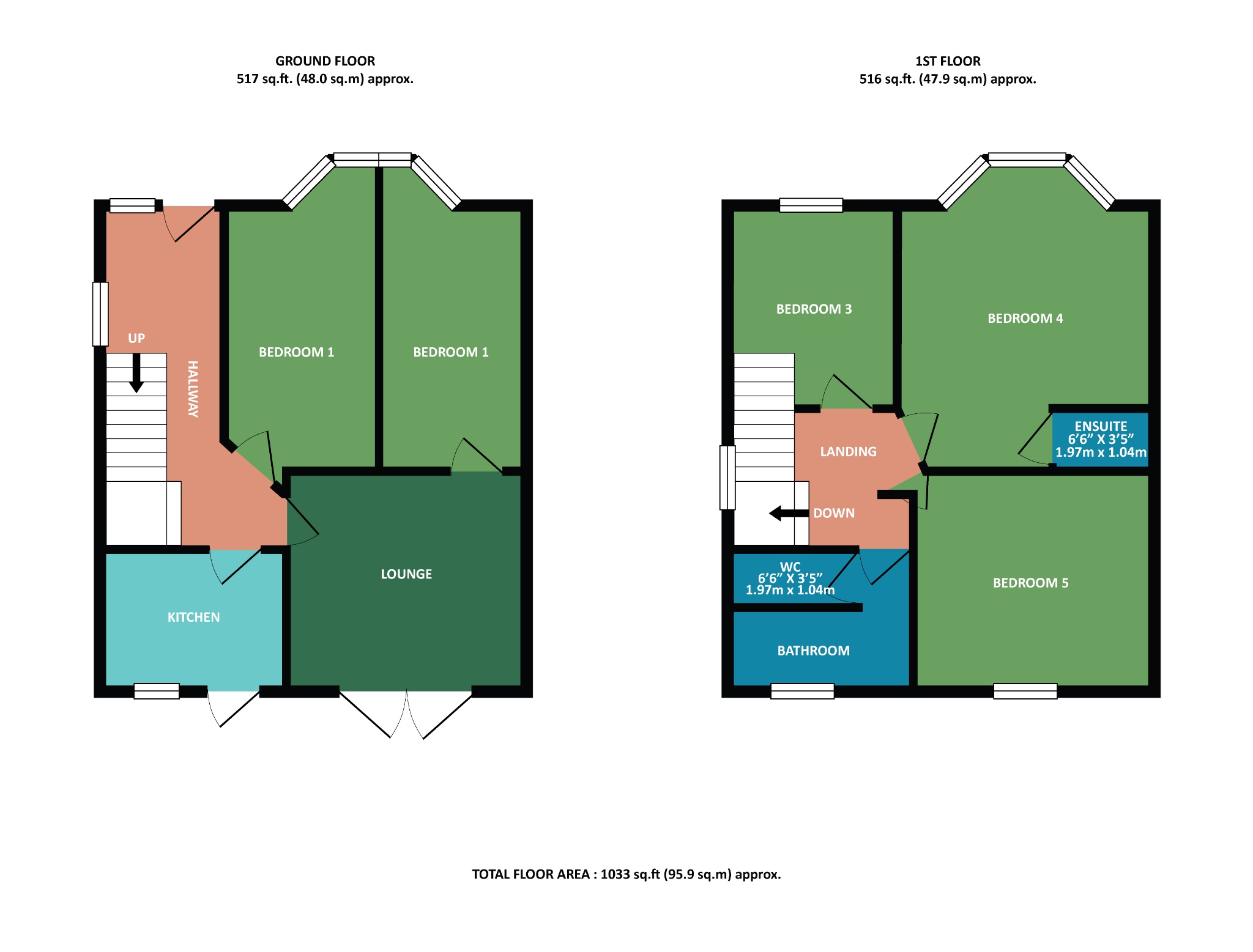 Bevendean Crescent, Brighton floorplan