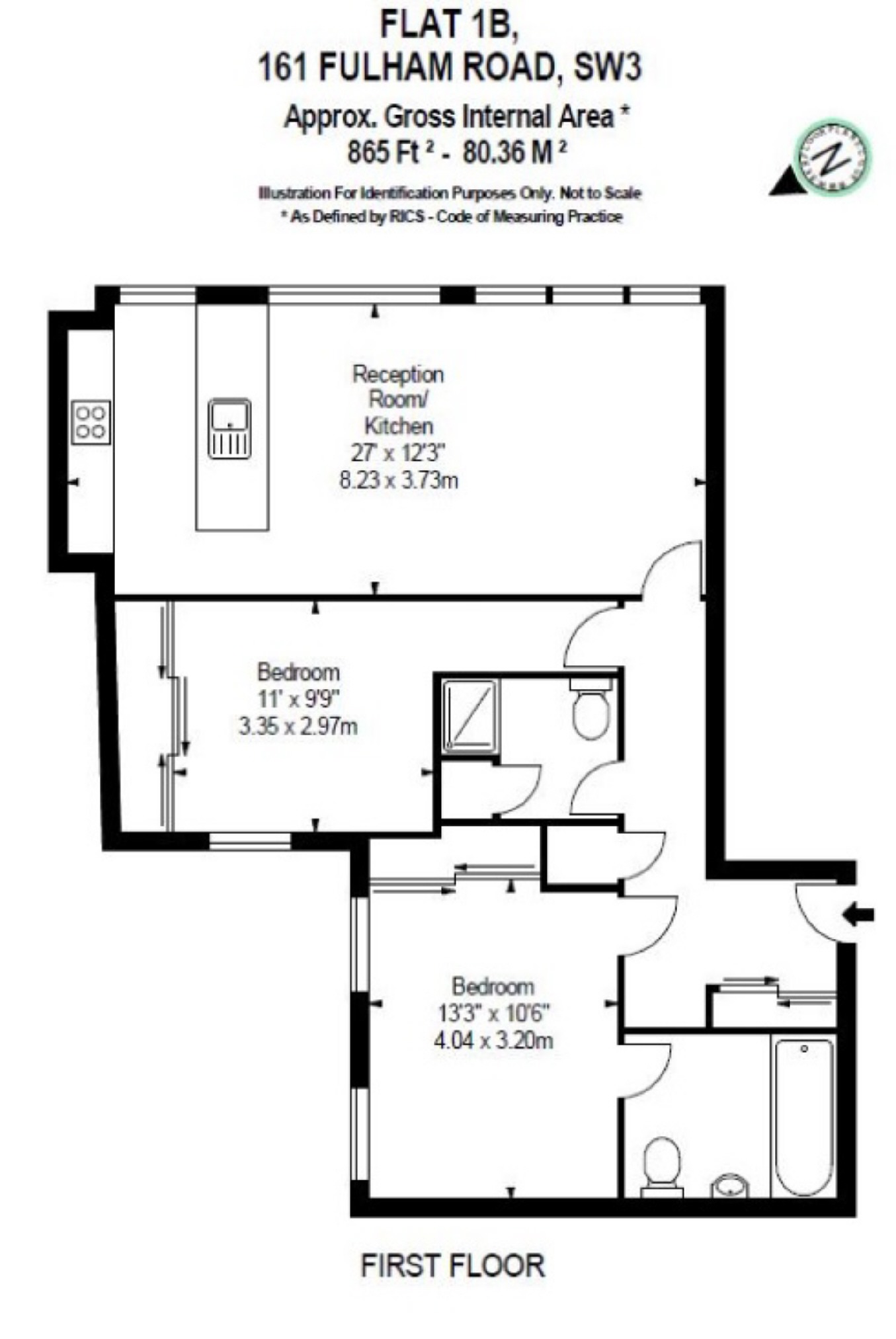 2 Bedrooms Flat to rent in 161 Fulham Road, South Kensington, London SW3