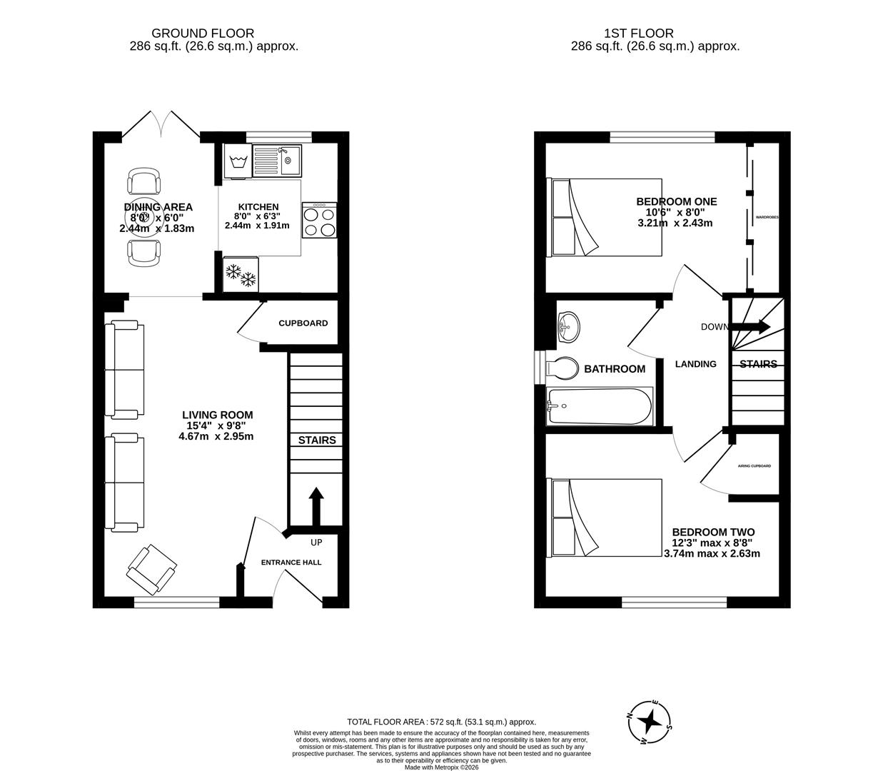 18, Thetford Way, Swindon floorplan
