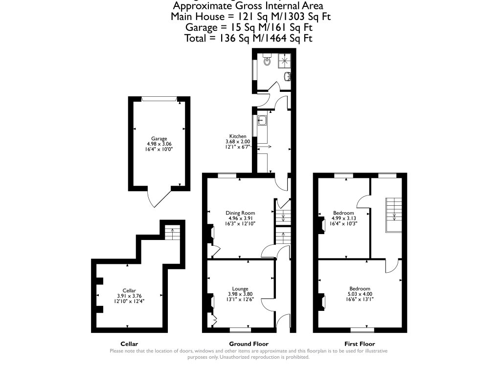 21, High Bondgate, Bishop Auckland floorplan
