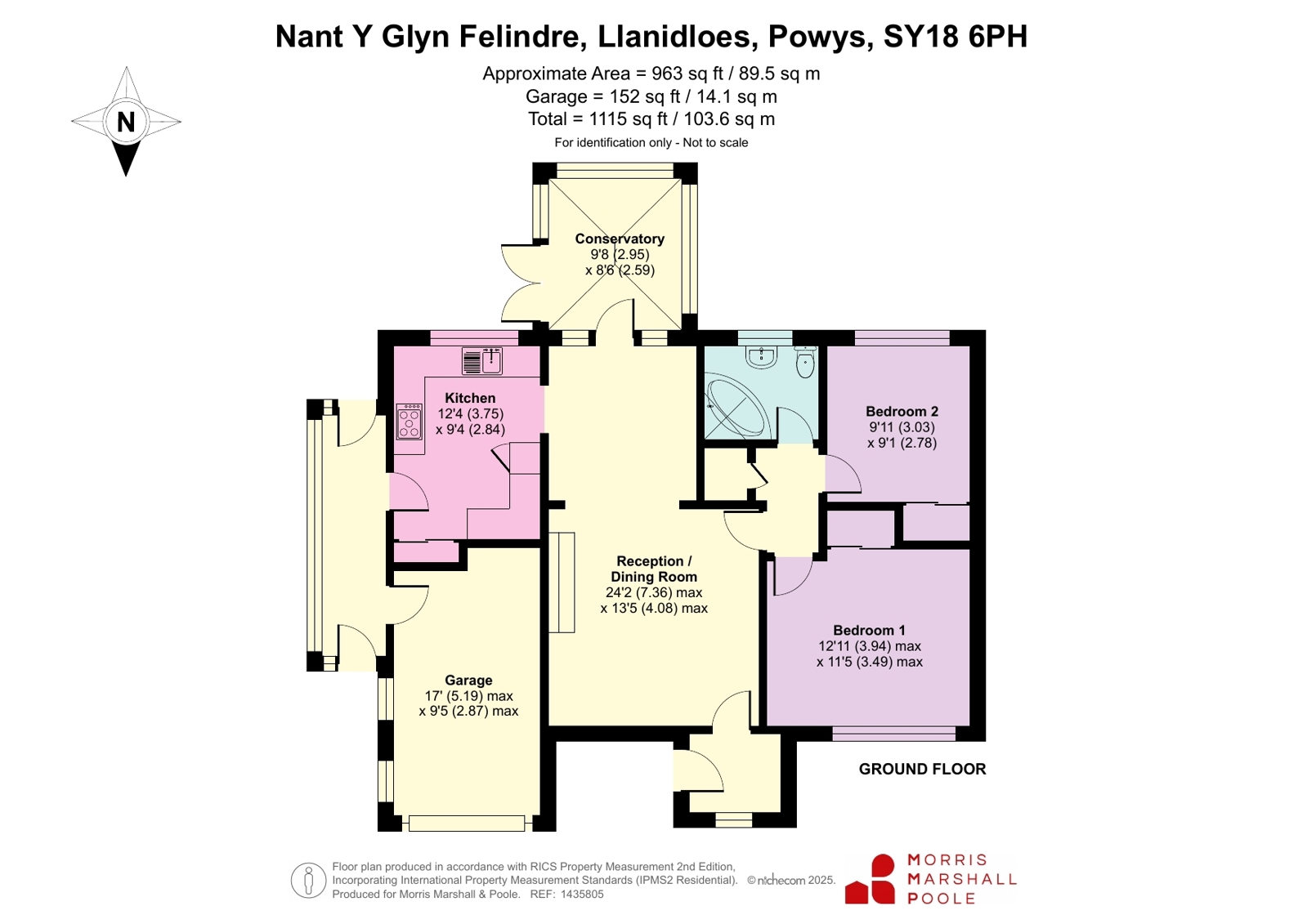 Nant Y Glyn,, Felindre, Powys floorplan