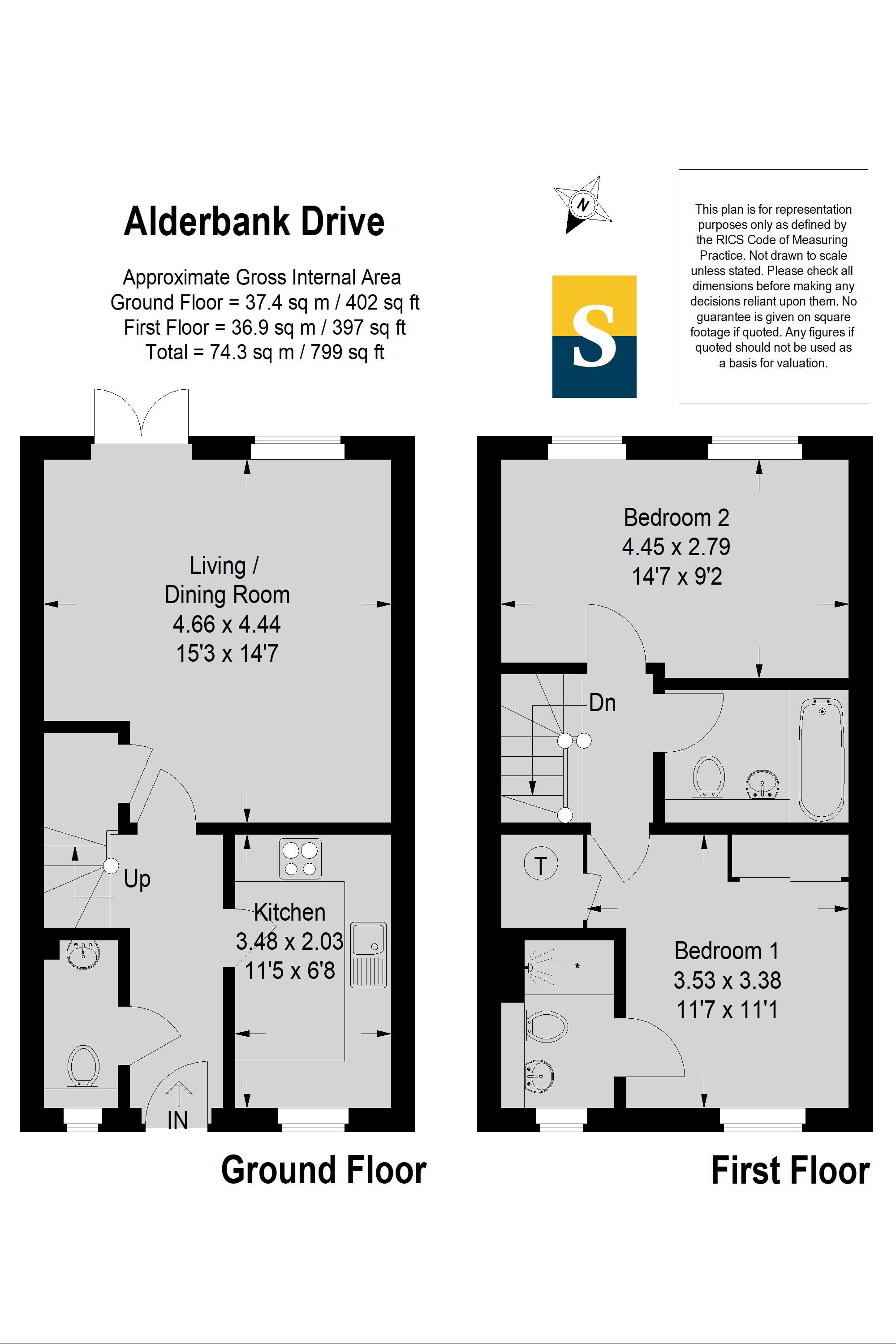 5 Alderbank Drive, Godalming floorplan