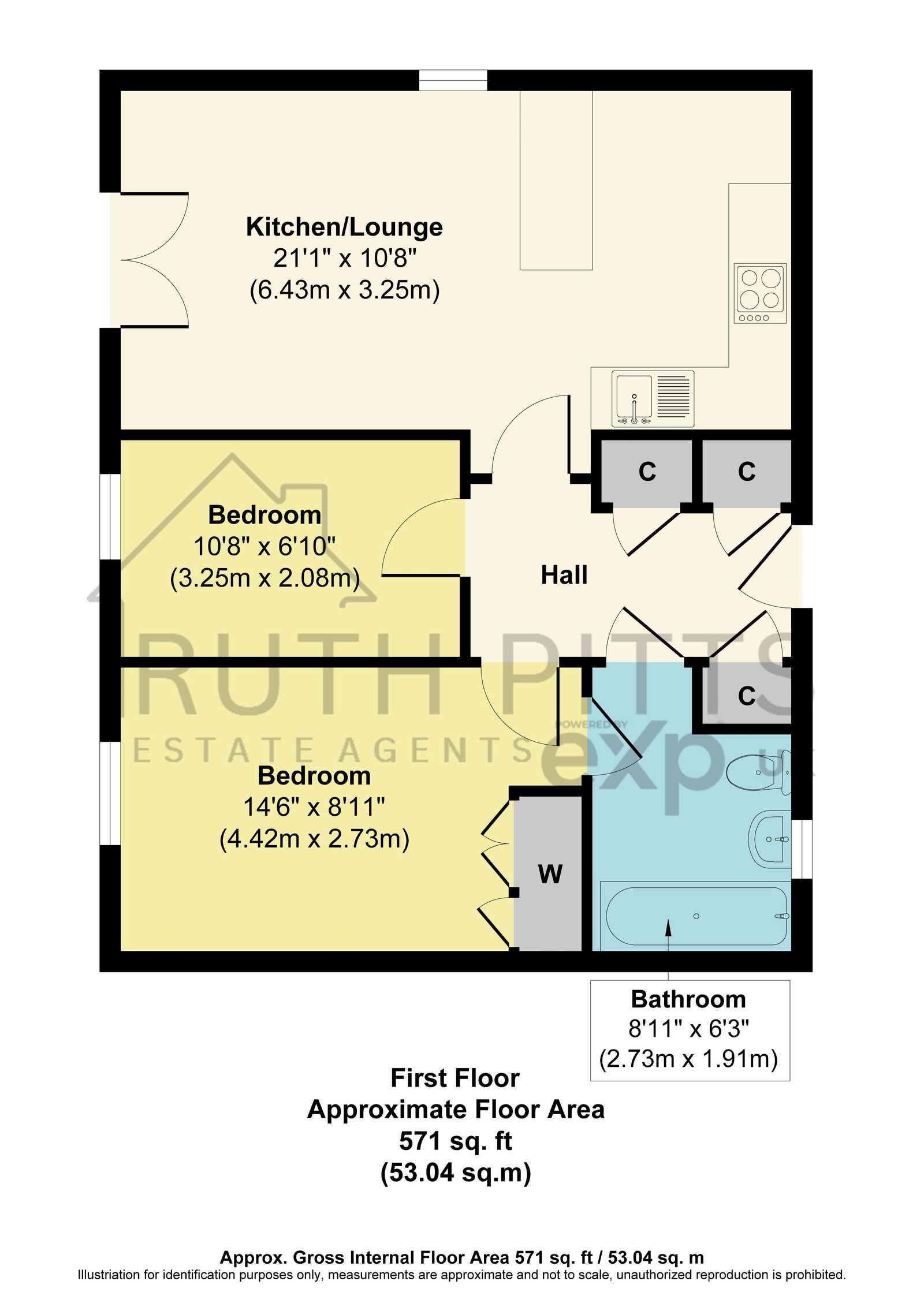 Ebberton Close, Hemsworth, WF9 floorplan