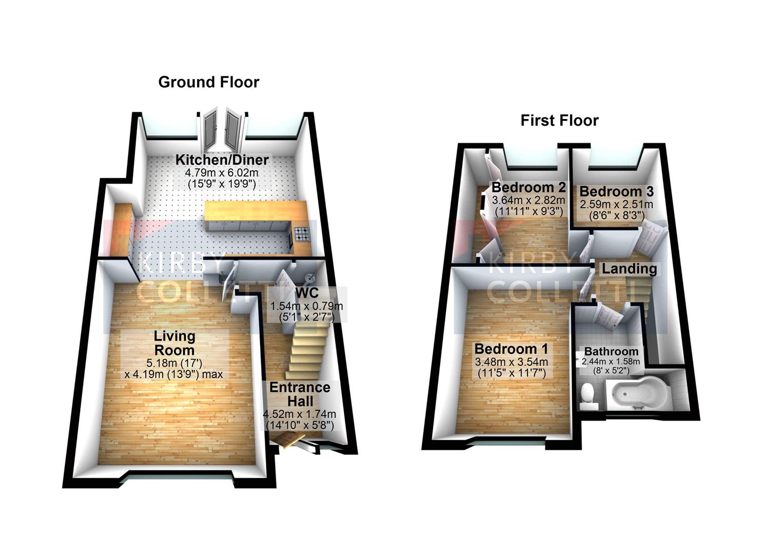 Brookfield Gardens, Cheshunt floorplan