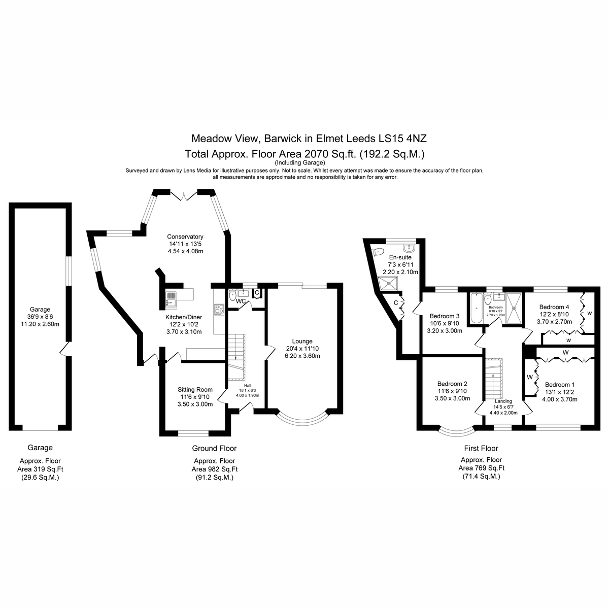 8, Meadow View, Leeds floorplan
