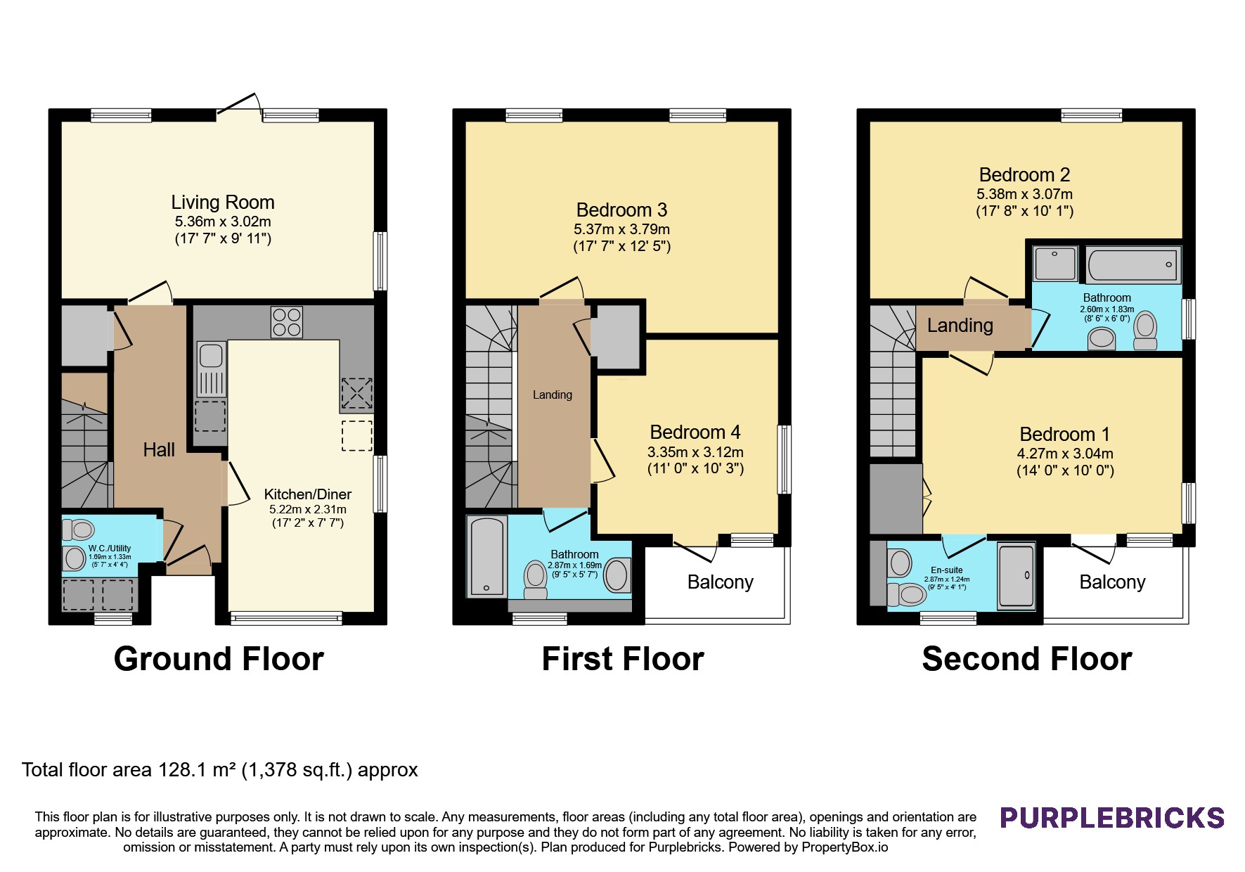 52, Wren Way, Daventry floorplan