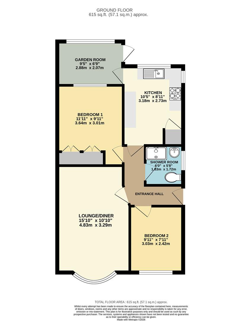 12, Orchard Paddock, York floorplan