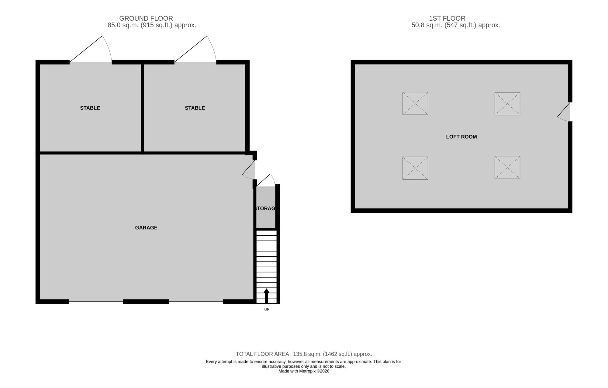 4 Horns Lane, Preston floorplan