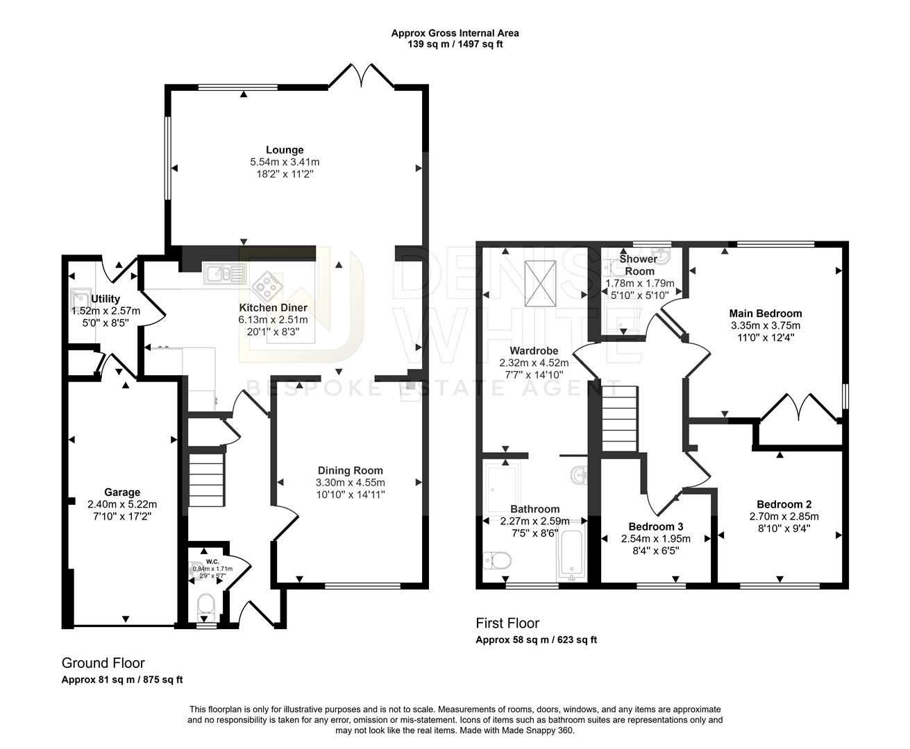 6, Milltown Way, Leek floorplan