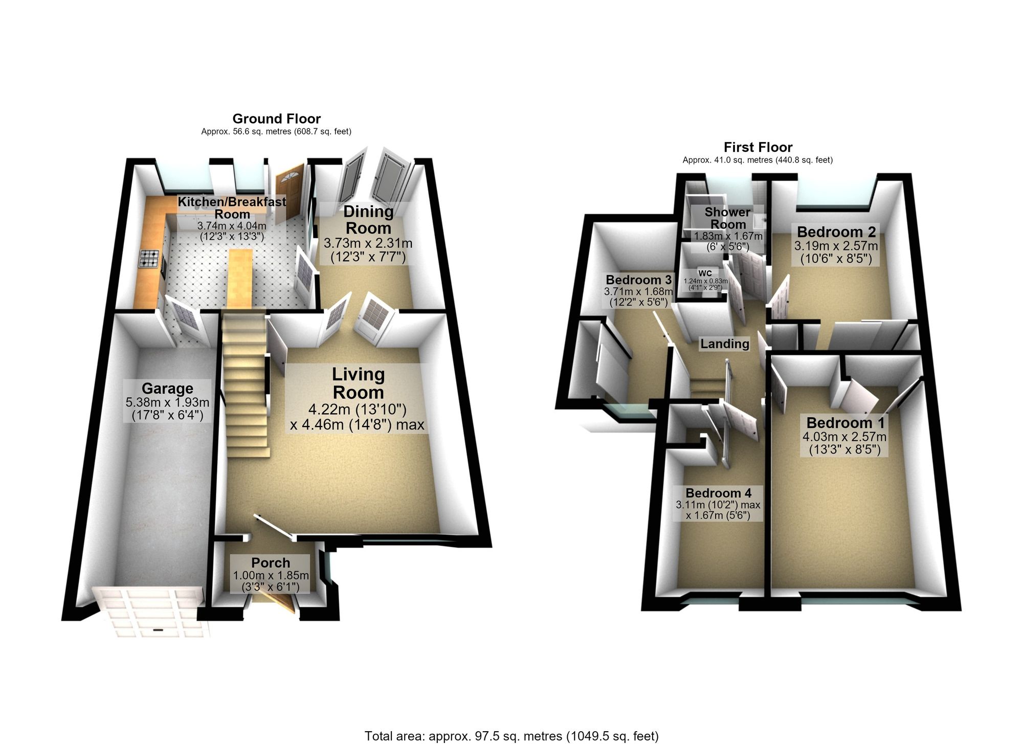 40 Manchester Road, Wellingborough floorplan