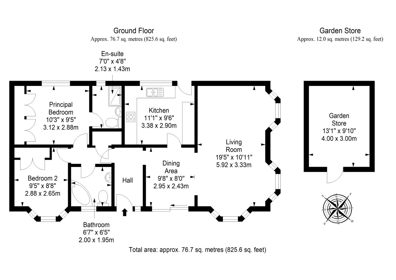 4b Williams Grove, Dunnikier Chalet Park, Fife floorplan