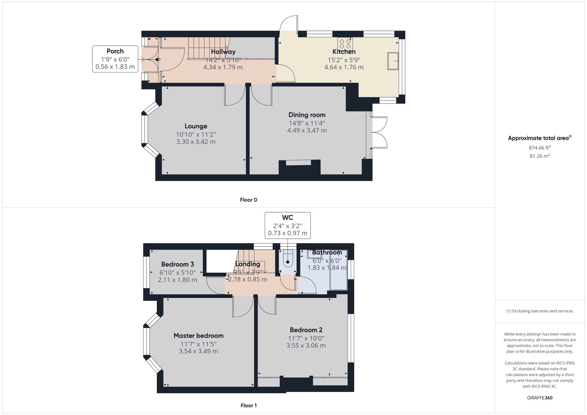 16 Mort Lane, Manchester floorplan