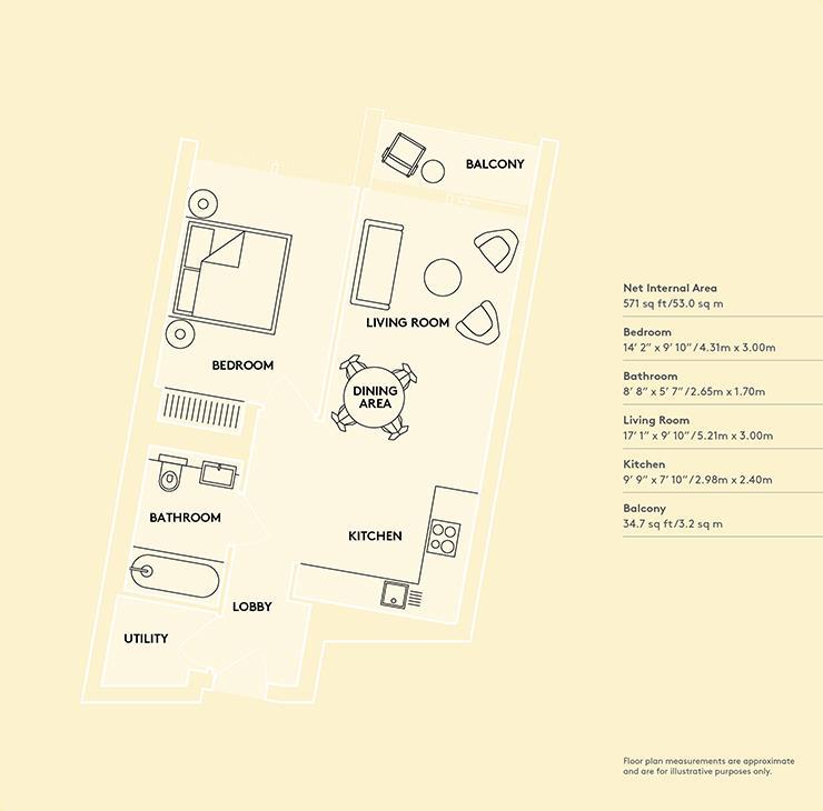 Cutter Lane, London floorplan