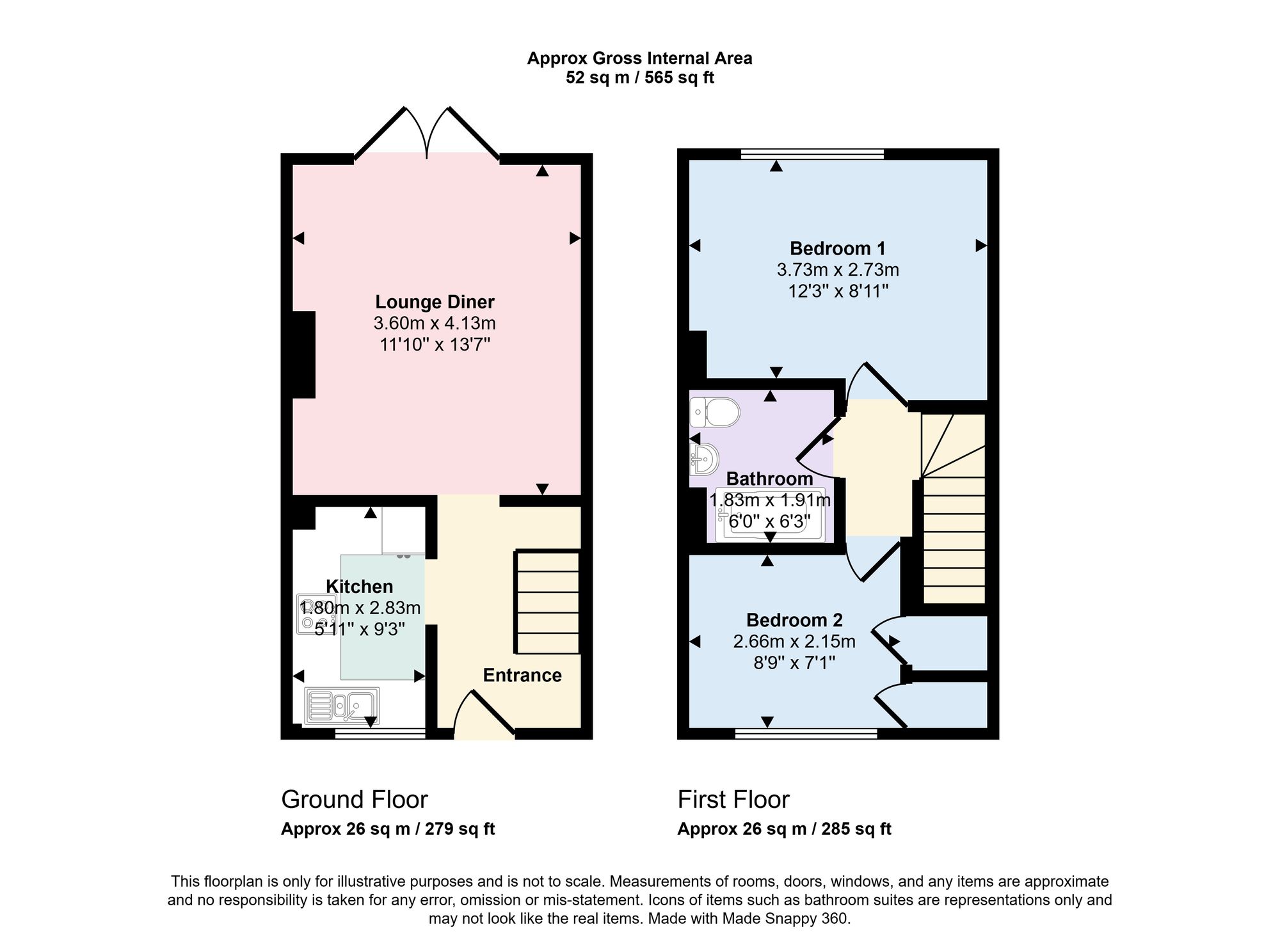 28 The Spinney, Eastleigh floorplan