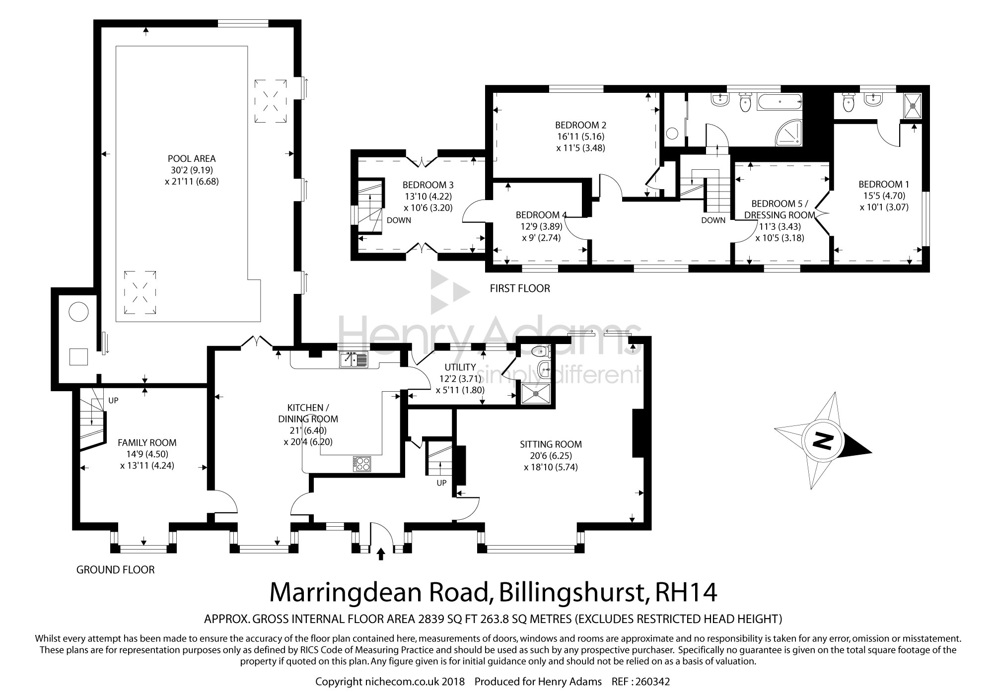 4 Bedrooms Detached house for sale in Marringdean Road, Billingshurst RH14