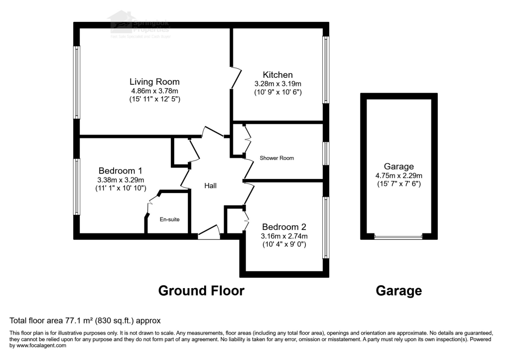 2, Spurstow Mews, 141, Glandon Drive,, Cheadle floorplan