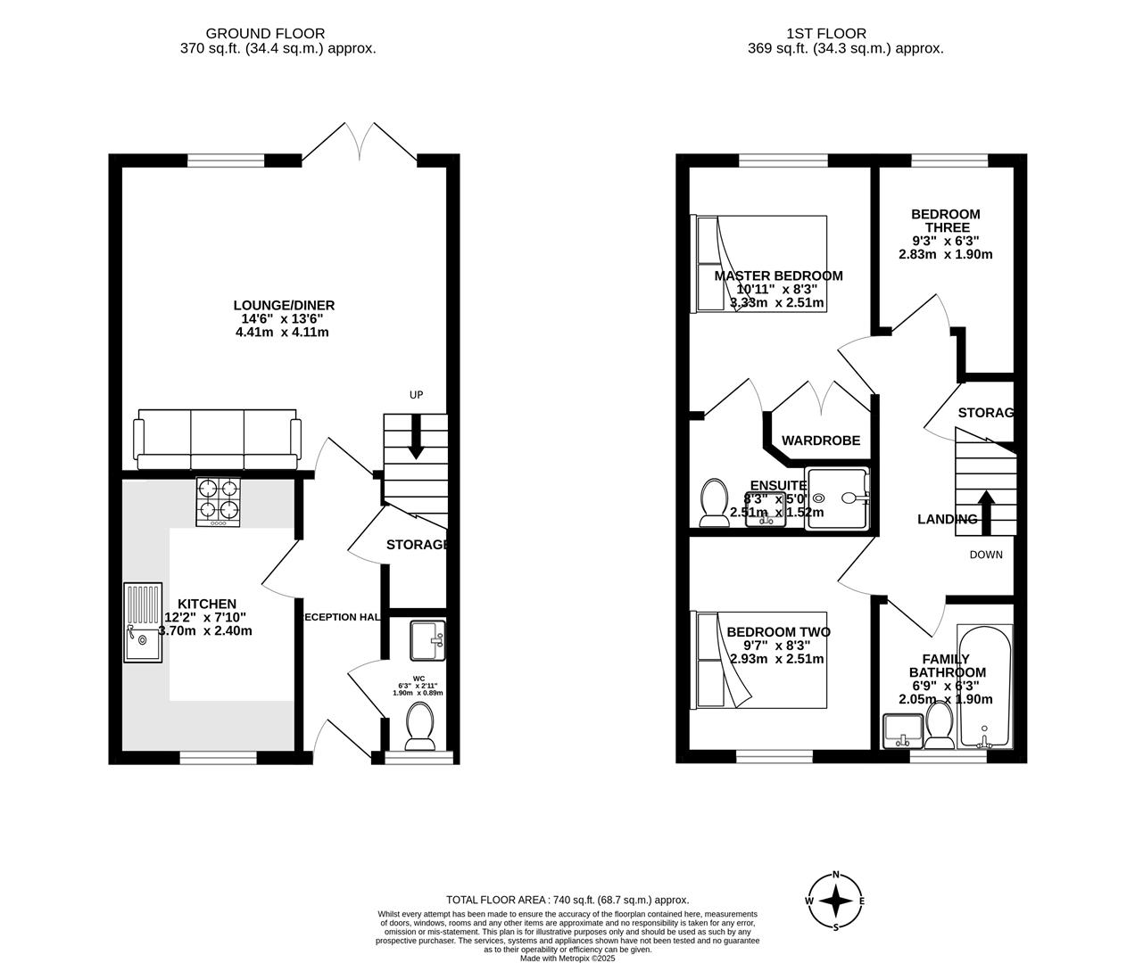 25, The Orchards, Leyland floorplan